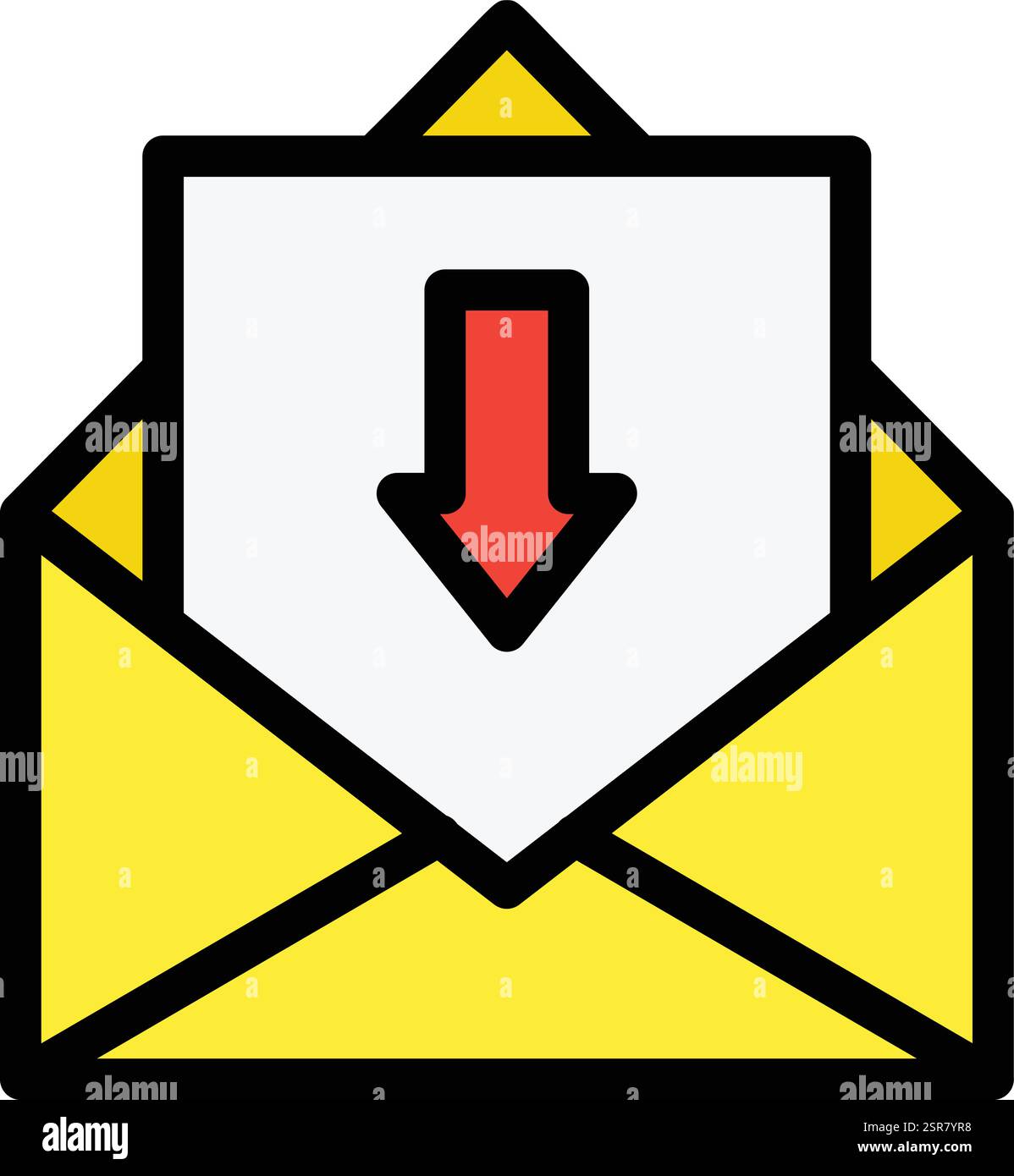 Archive Vector Icon Design Illustration Stock Vector