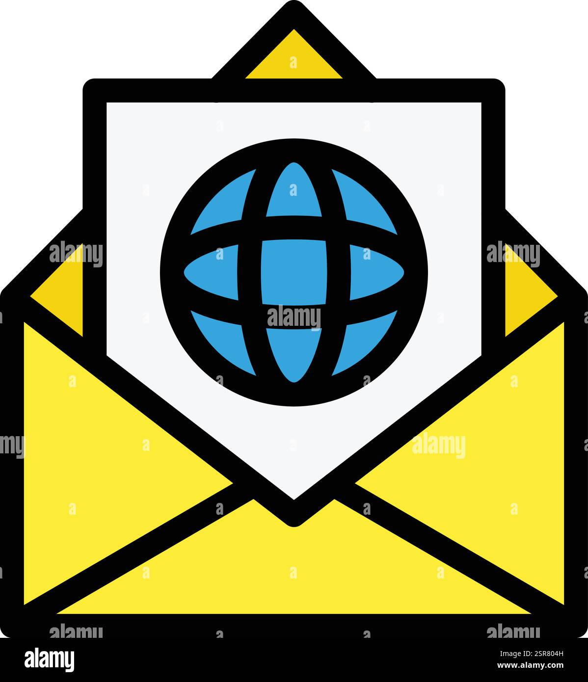 Global Communication Vector Icon Design Illustration Stock Vector
