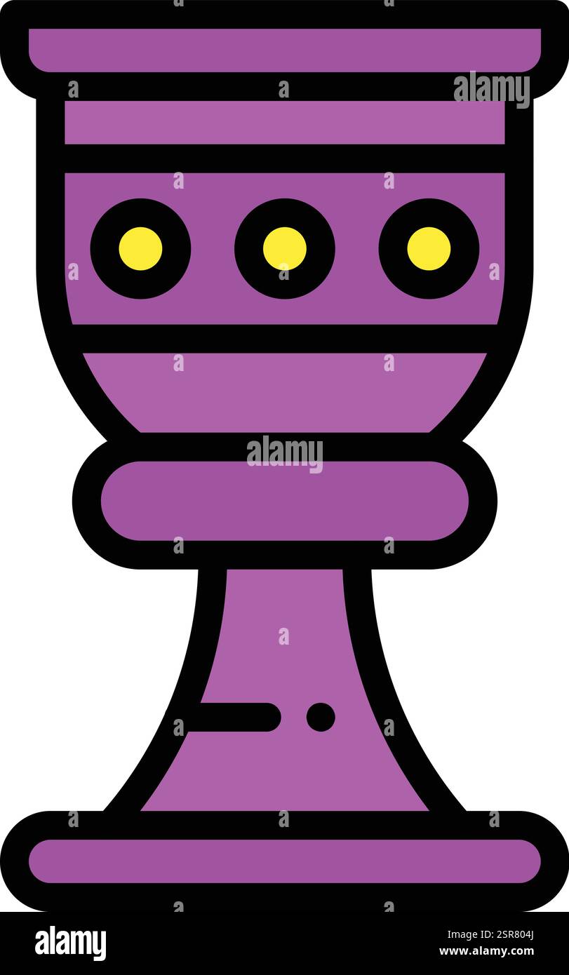 Goblet Vector Icon Design Illustration Stock Vector
