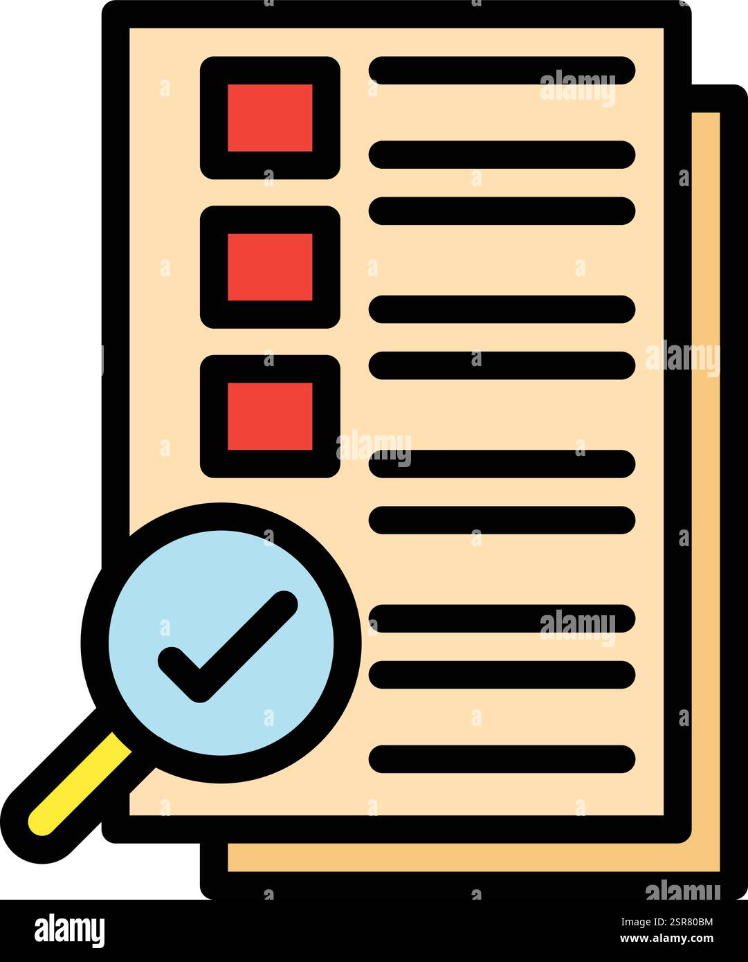 Auditing Vector Icon Design Illustration Stock Vector