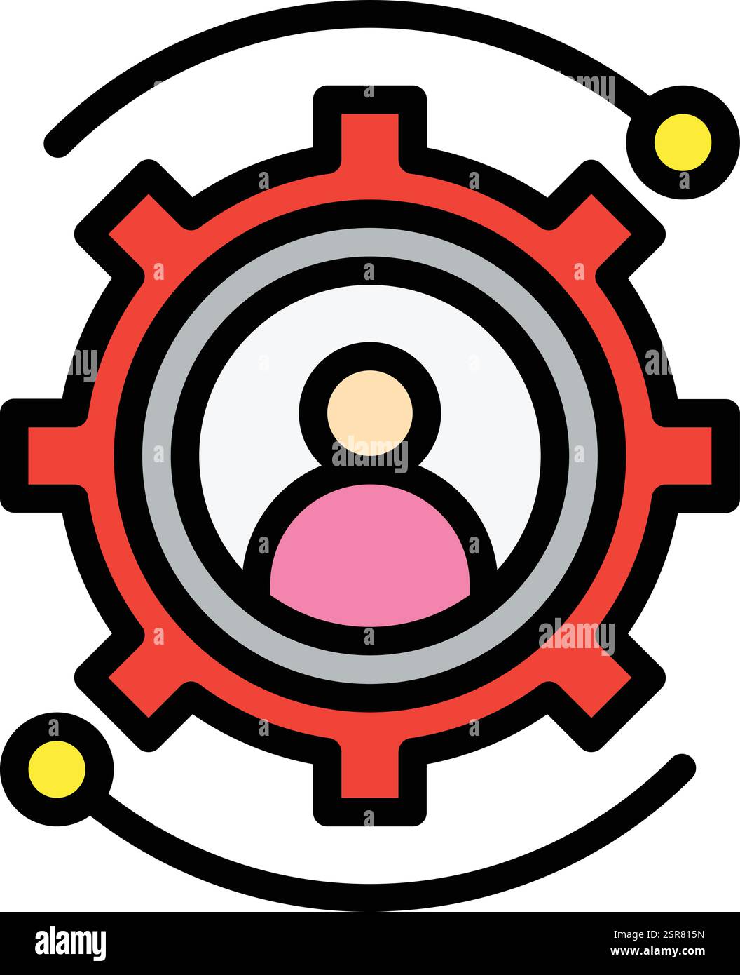 Setting Vector Icon Design Illustration Stock Vector