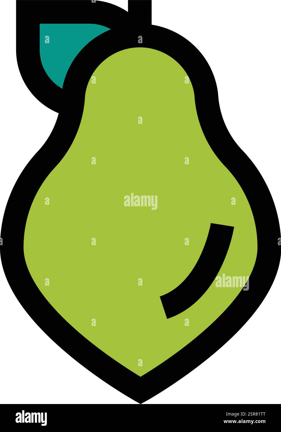 Papaya Vector Icon Design Illustration Stock Vector