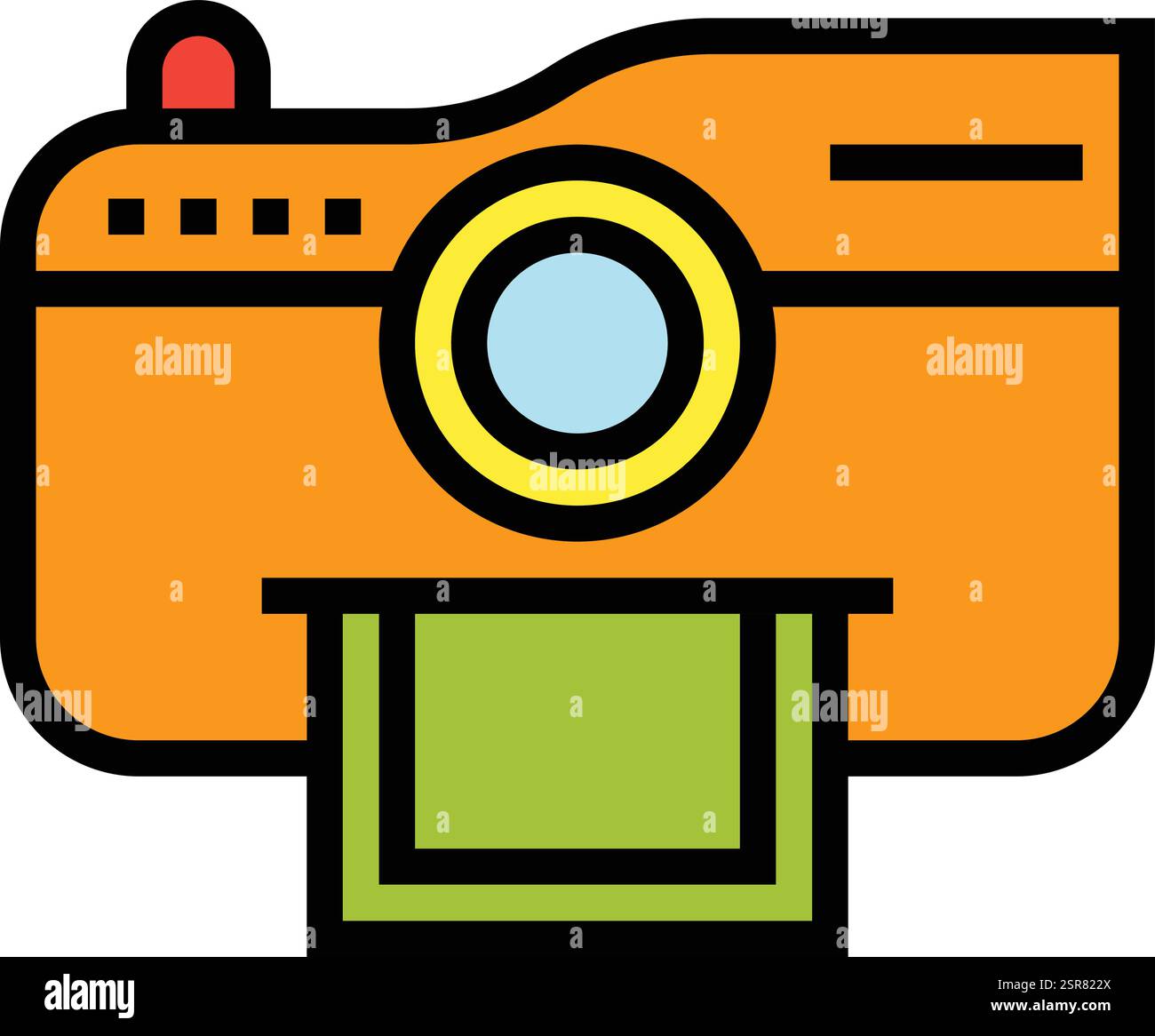 Instant photography Vector Icon Design Illustration Stock Vector