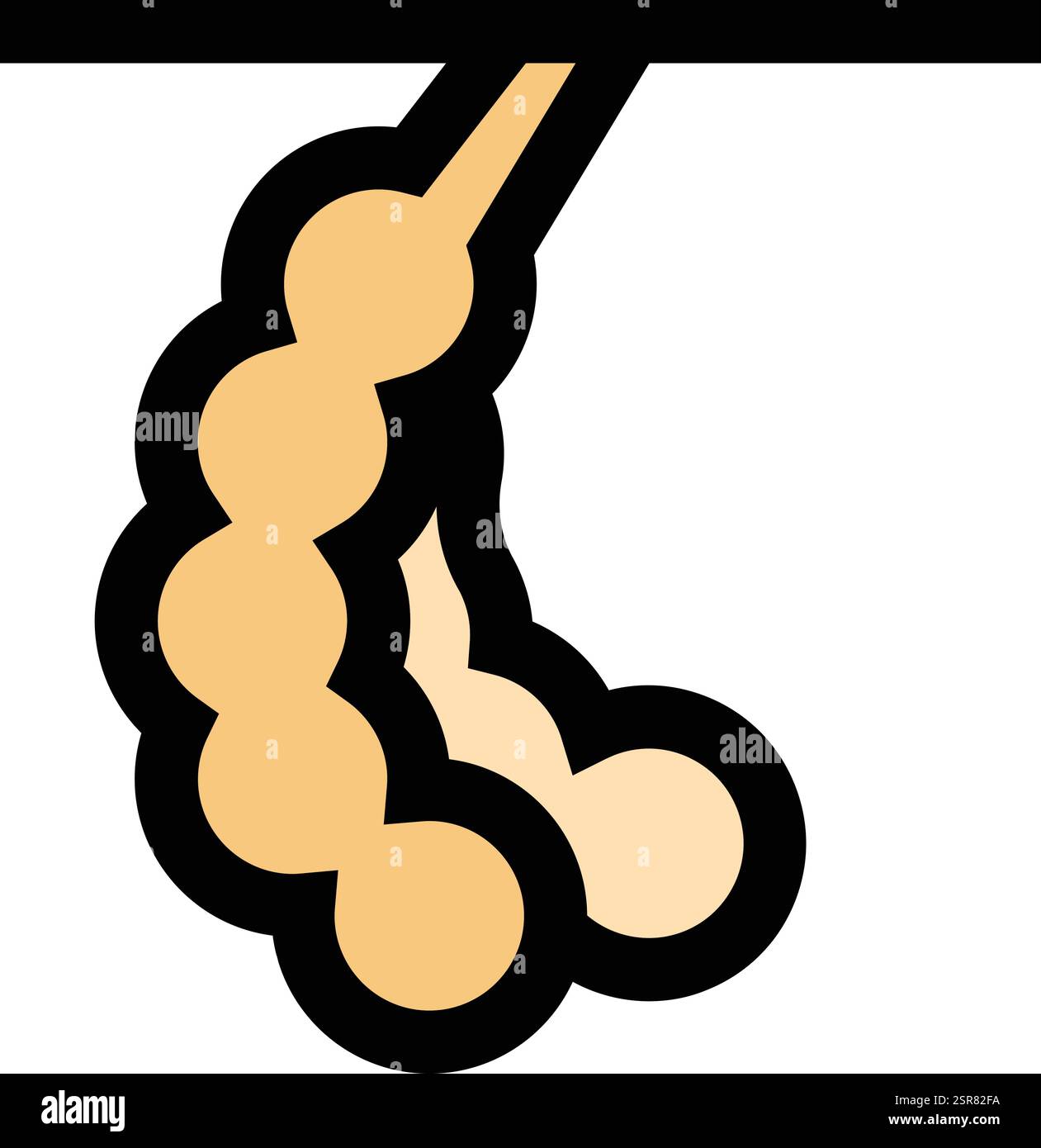 Tamarind Vector Icon Design Illustration Stock Vector