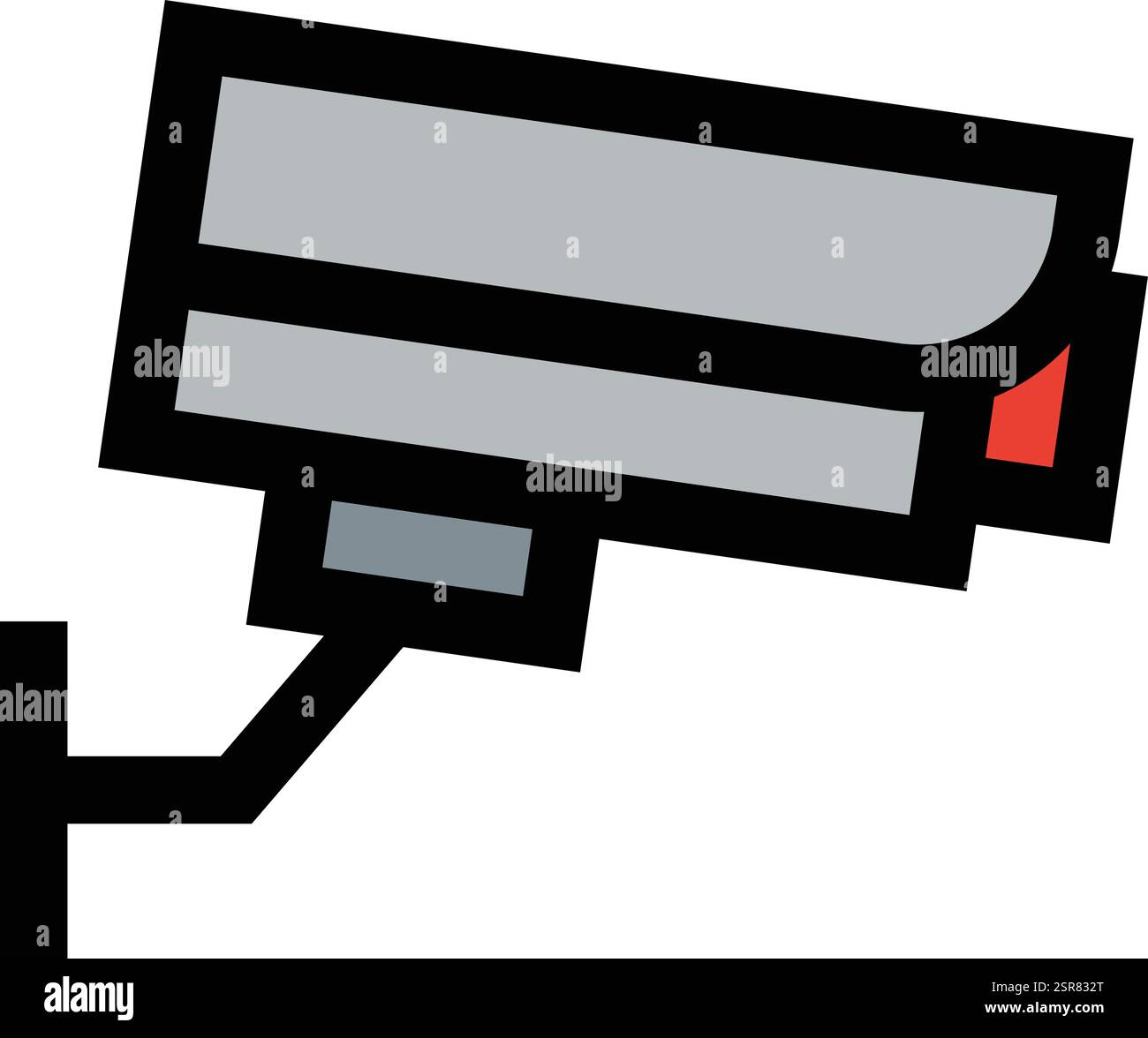 Cctv Camera Vector Icon Design Illustration Stock Vector