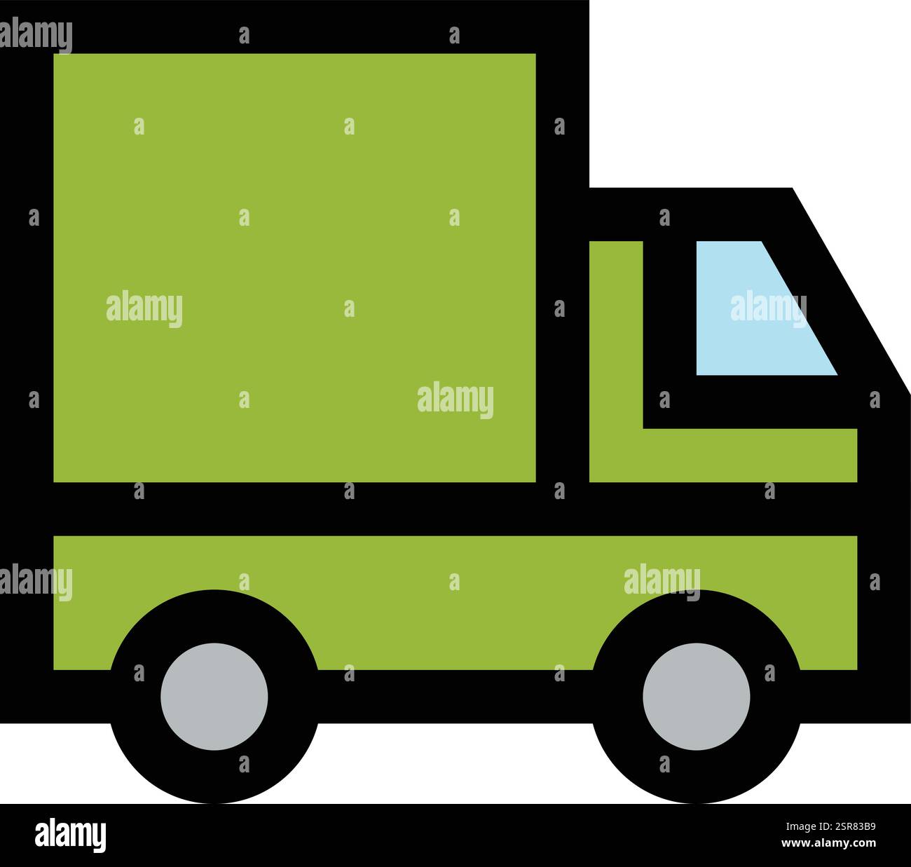 Cargo Delivery Tr Vector Icon Design Illustration Stock Vector