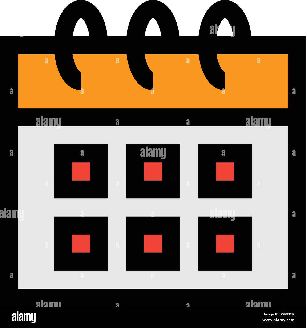 Calendar Schedule Vector Icon Design Illustration Stock Vector