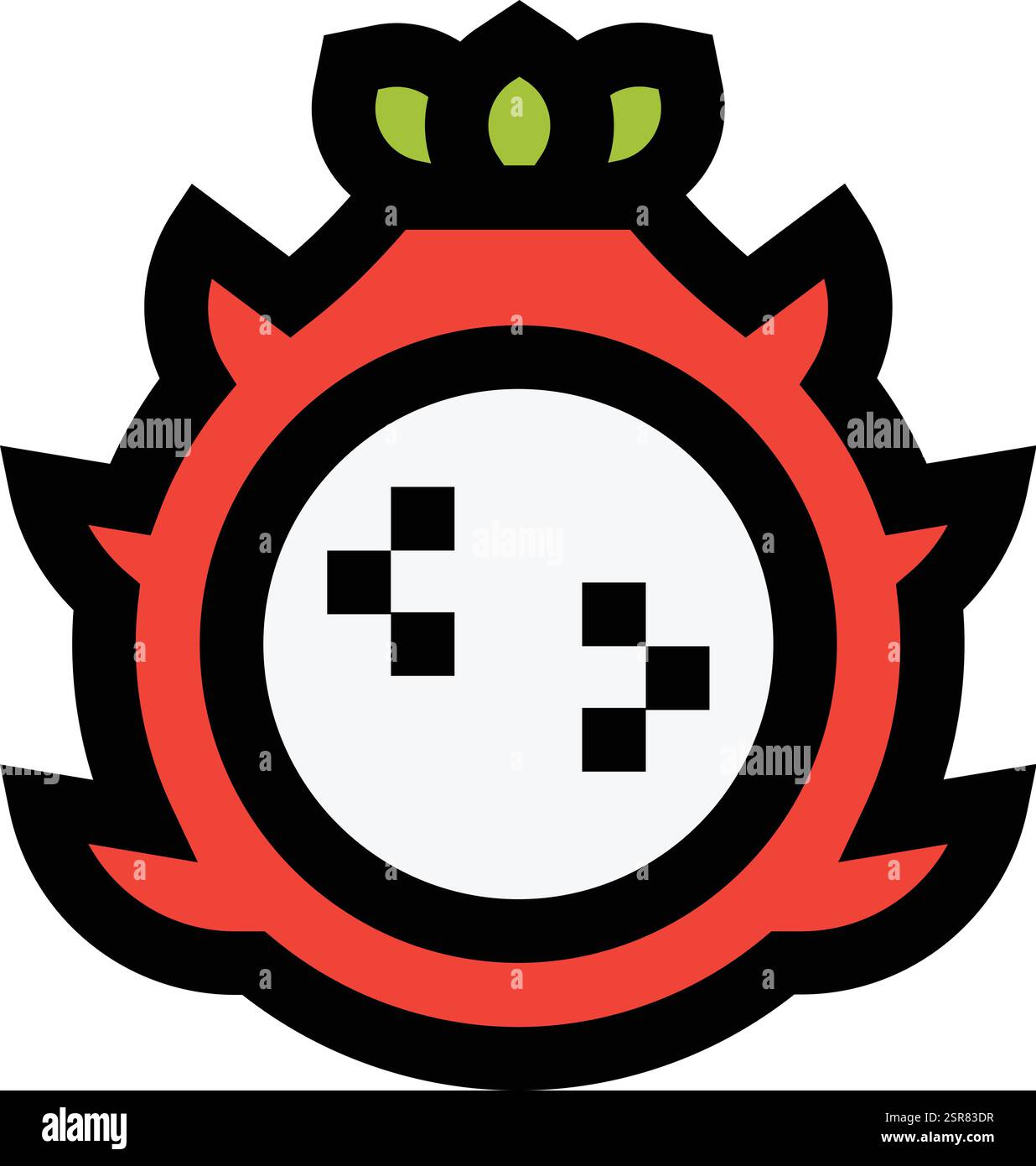 Dragon Vector Icon Design Illustration Stock Vector