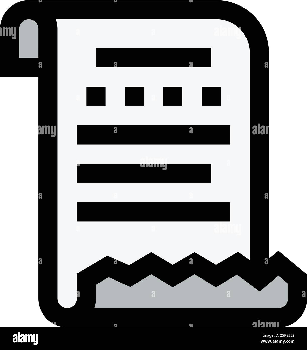 Payment Invoice Vector Icon Design Illustration Stock Vector