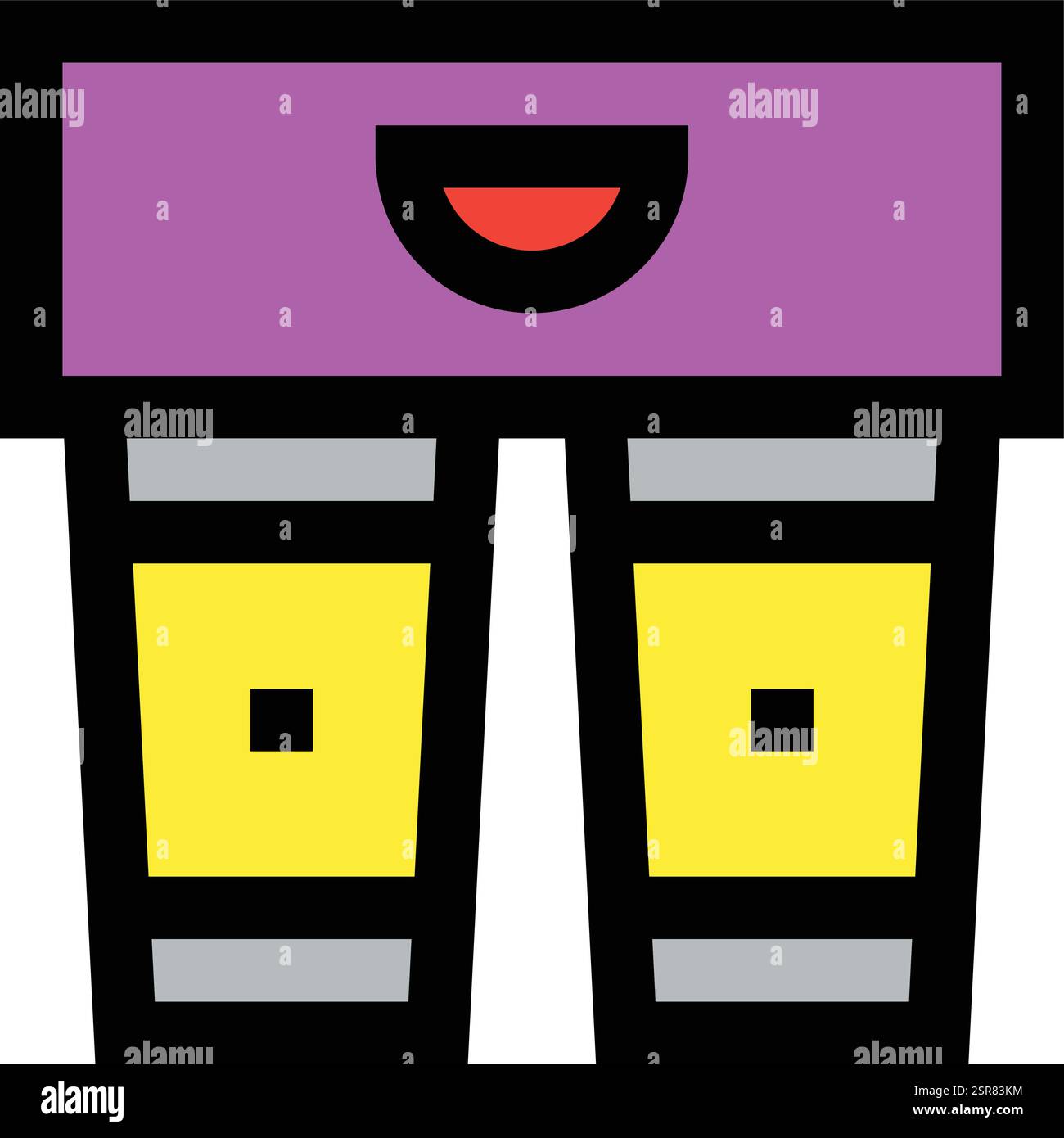 Cup Carrier Vector Icon Design Illustration Stock Vector