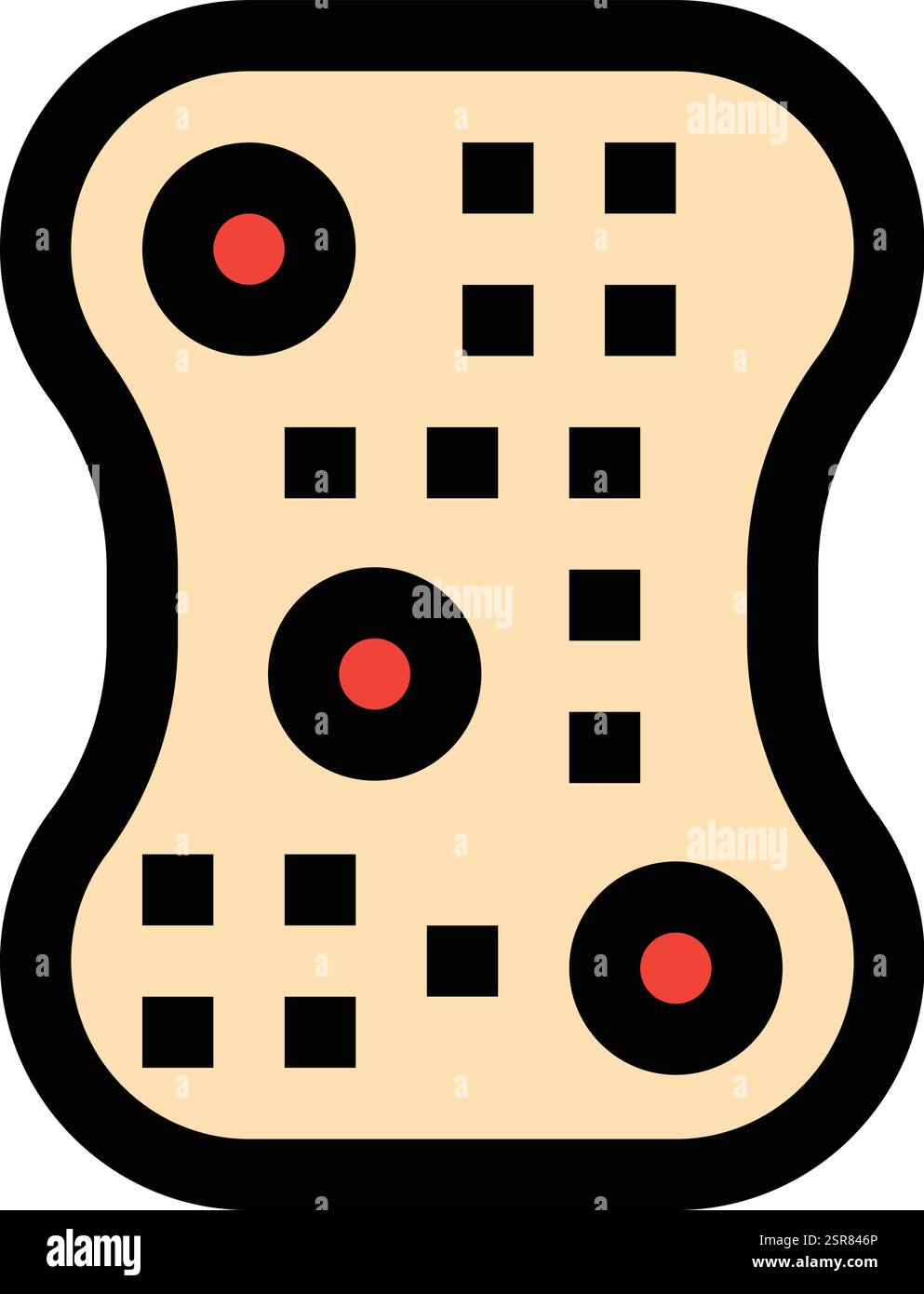 Sponge Vector Icon Design Illustration Stock Vector
