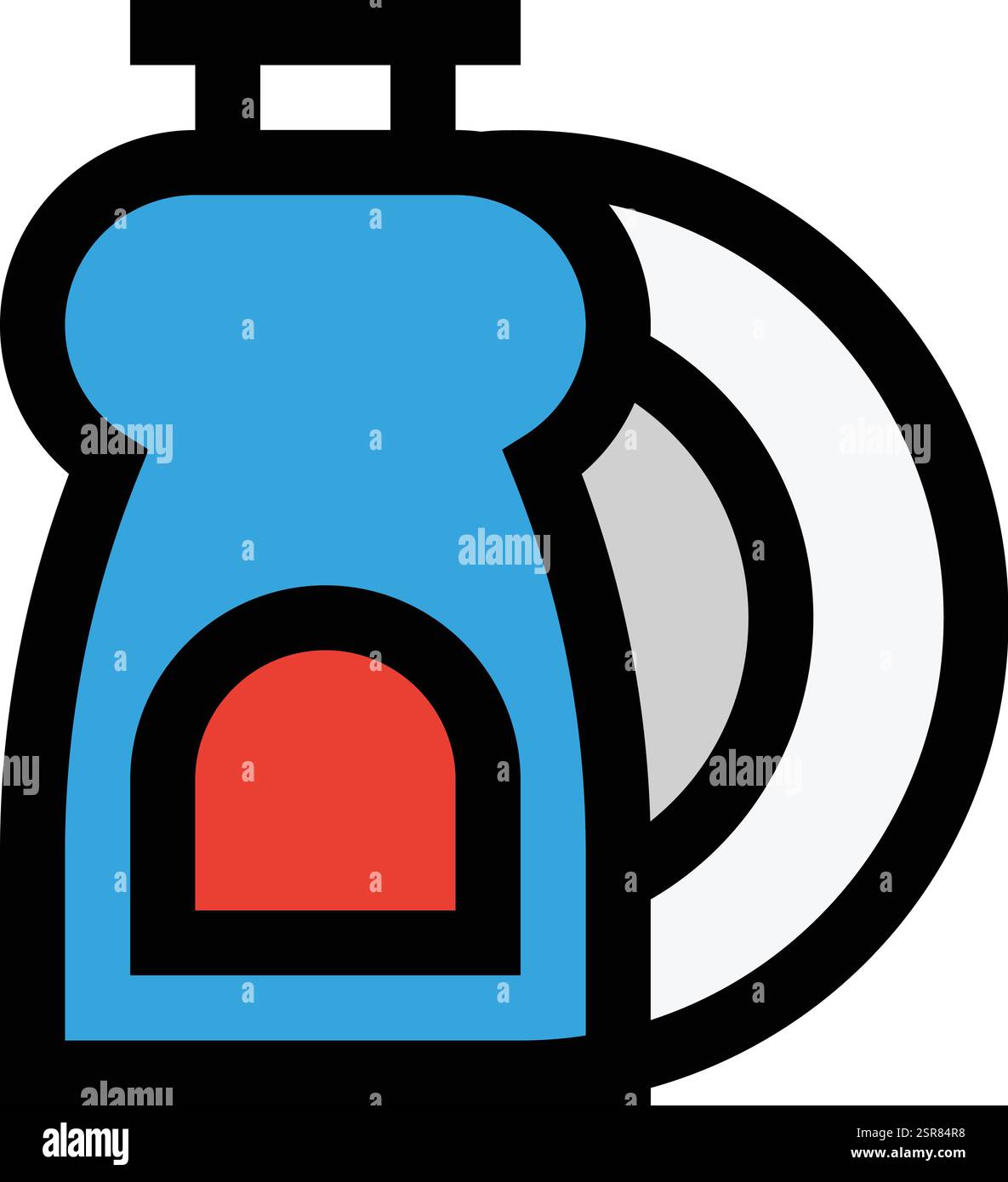 Dish washing Vector Icon Design Illustration Stock Vector