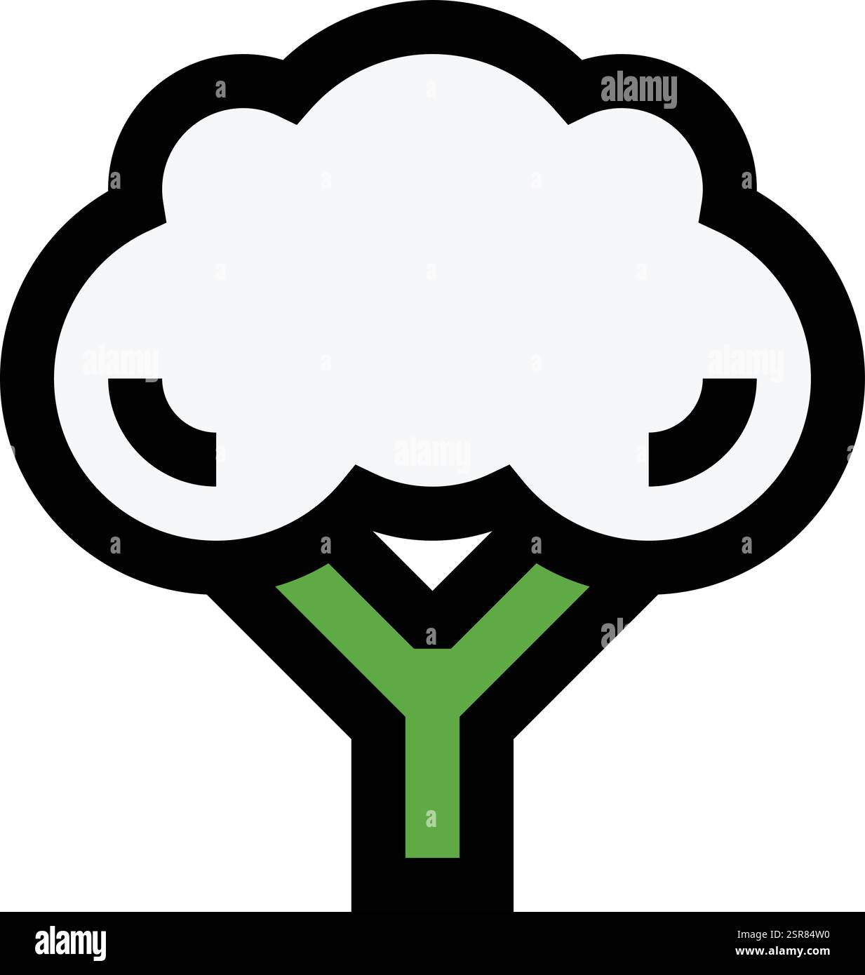 Broccoli Vector Icon Design Illustration Stock Vector