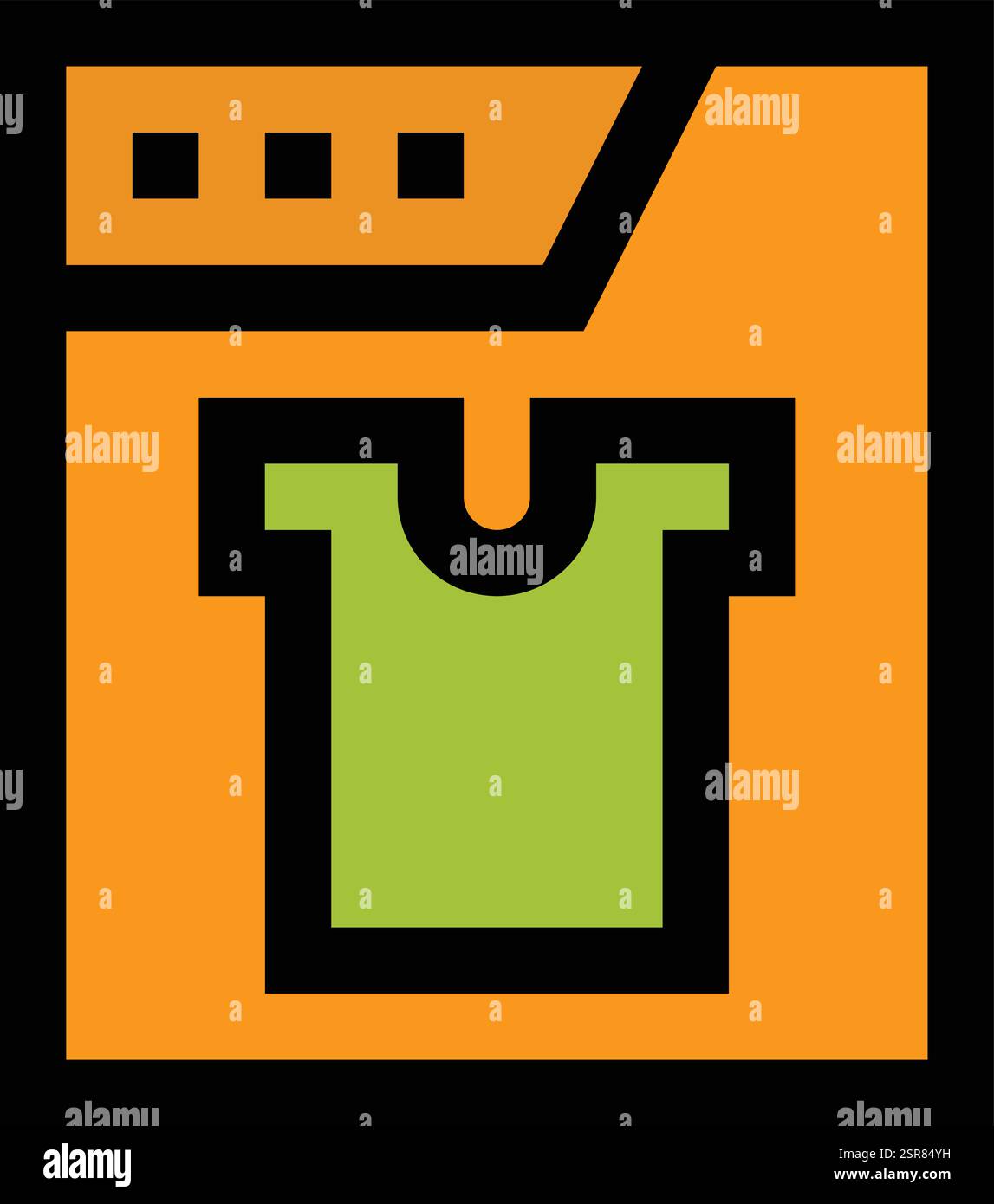 Cleaning service website Vector Icon Design Illustration Stock Vector