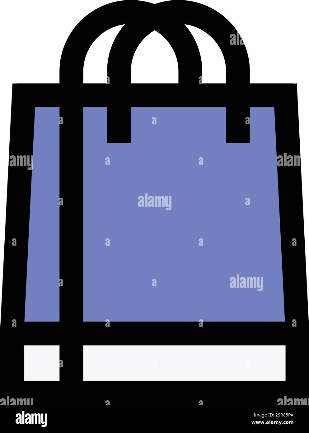 Shopping Bag Vector Icon Design Illustration Stock Vector