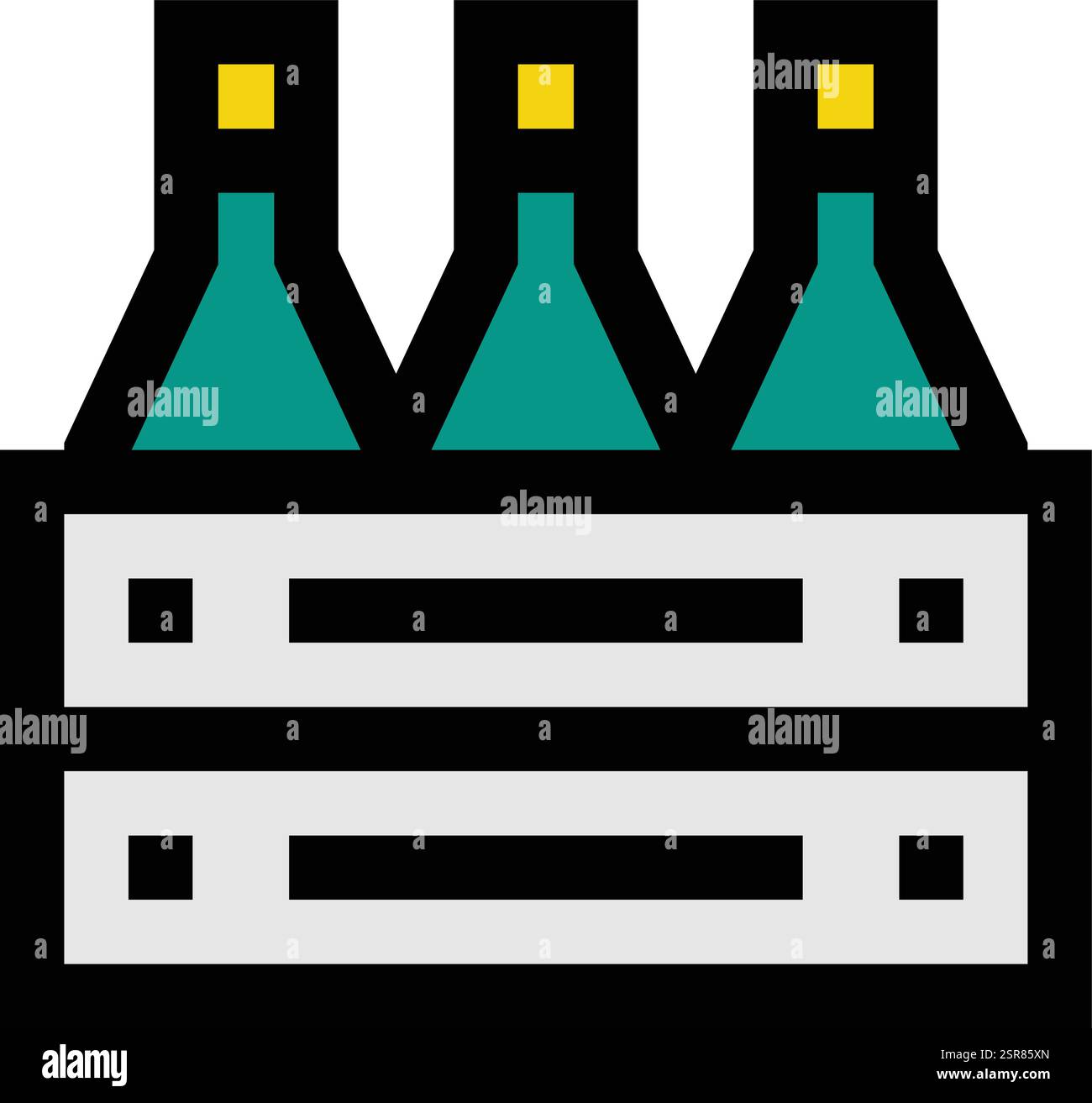 Beer Box Vector Icon Design Illustration Stock Vector