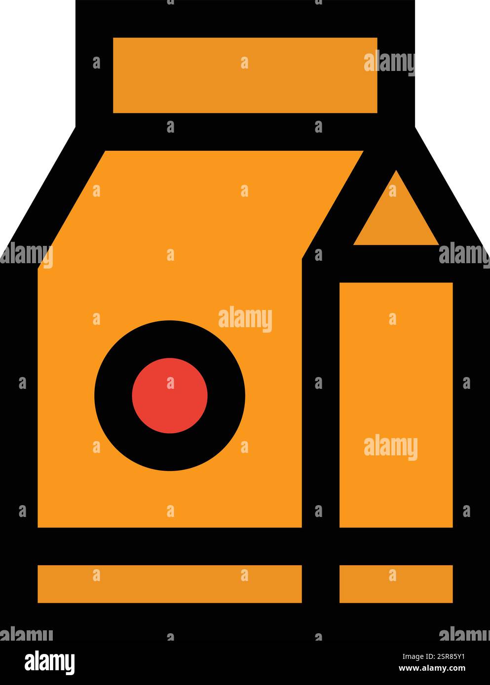 Milk Vector Icon Design Illustration Stock Vector