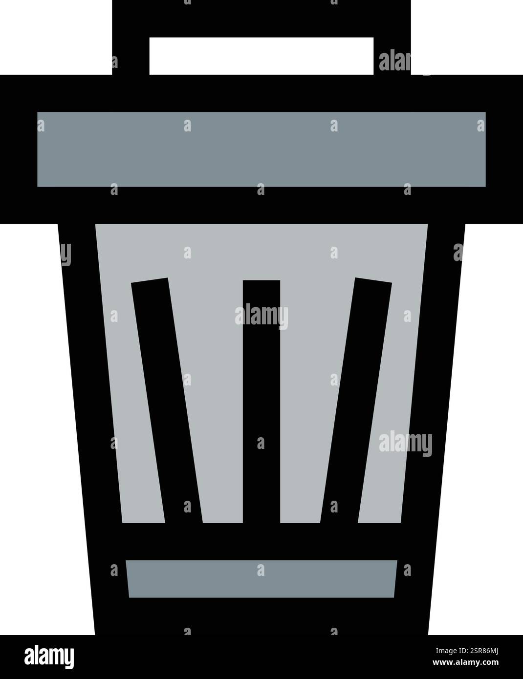 Bin Vector Icon Design Illustration Stock Vector