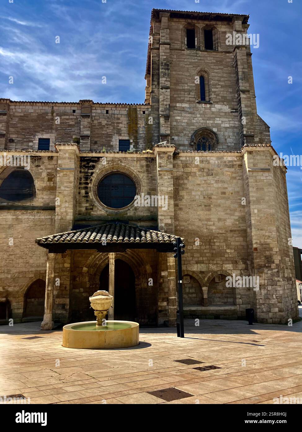 Iglesia de San Esteban, Burgos, Spain, España - Smartphone Captured Stock Image