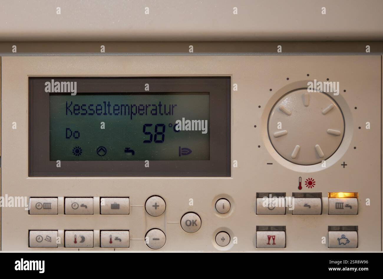 Control panel, control panel, temperature display, switch, controller ...