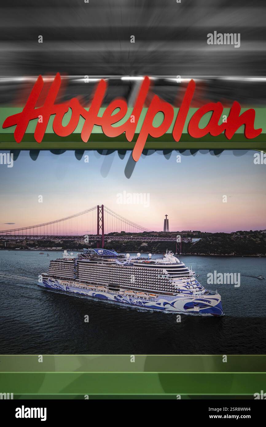 Wipe-clean Hotelplan Cruises Stock Photo