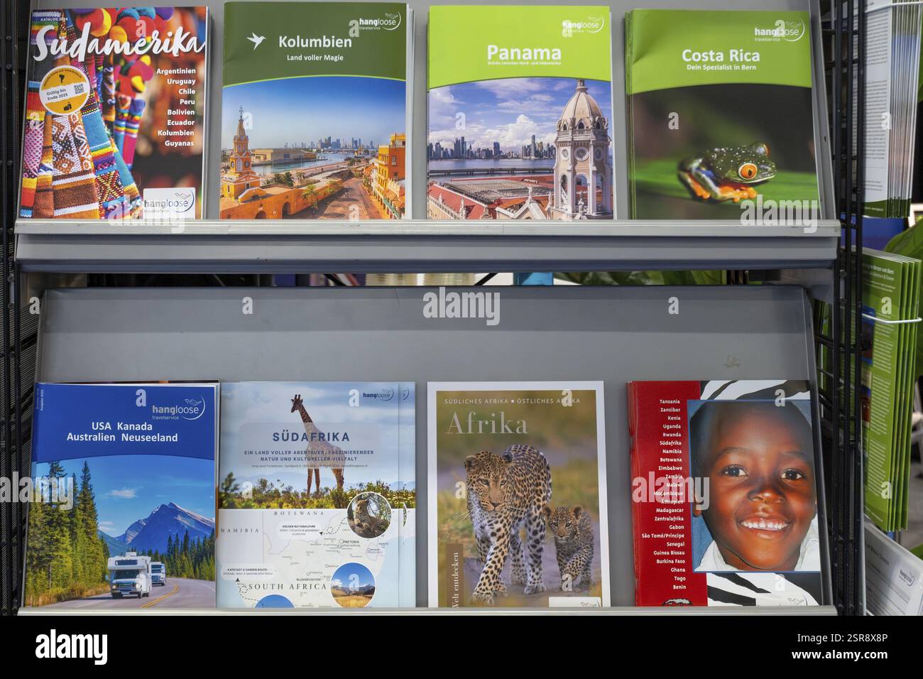 Travel Catalogues Hangloose South America Colombia Africa Stock Photo