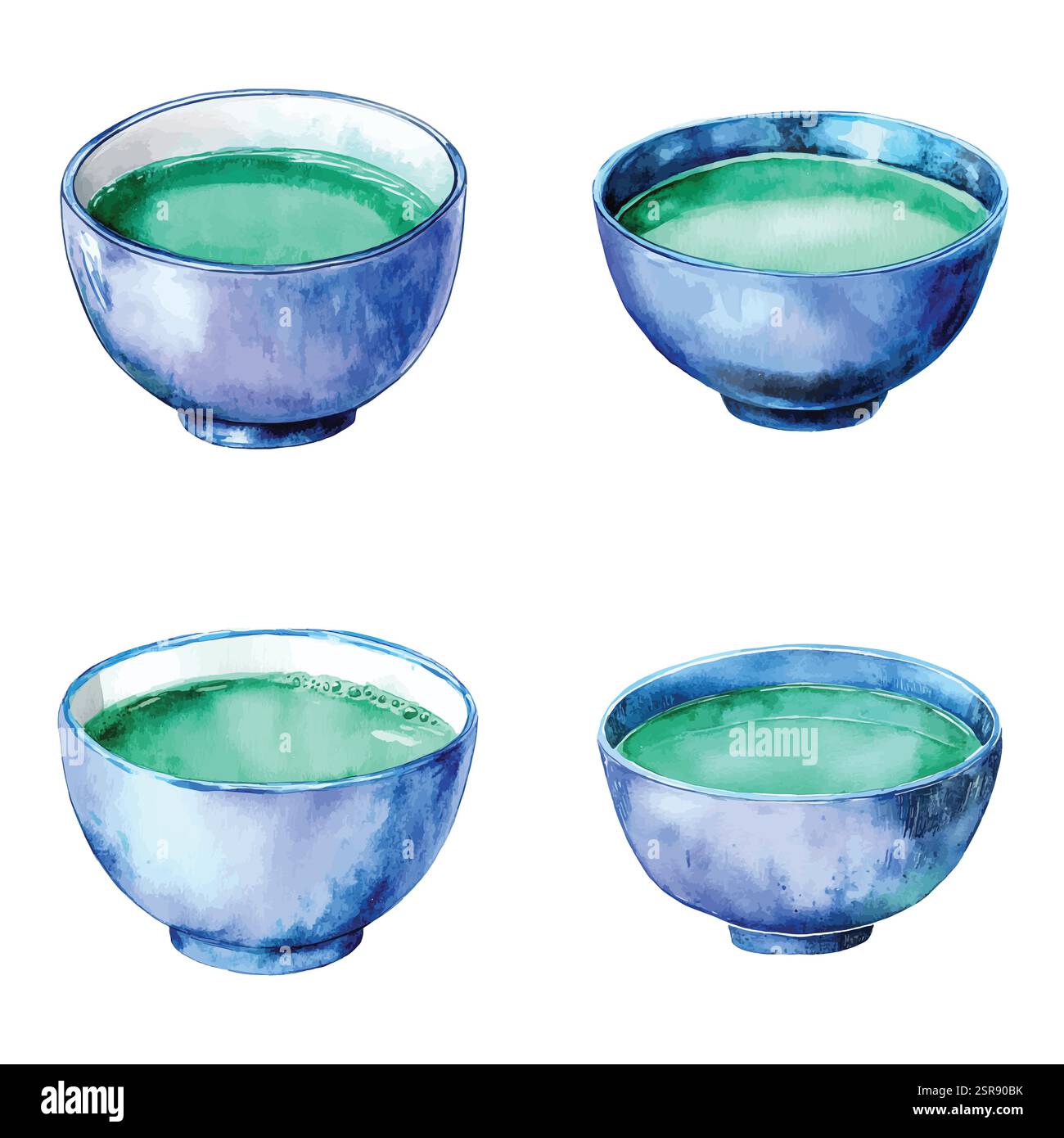 Close up bowl water Stock Vector Images - Alamy