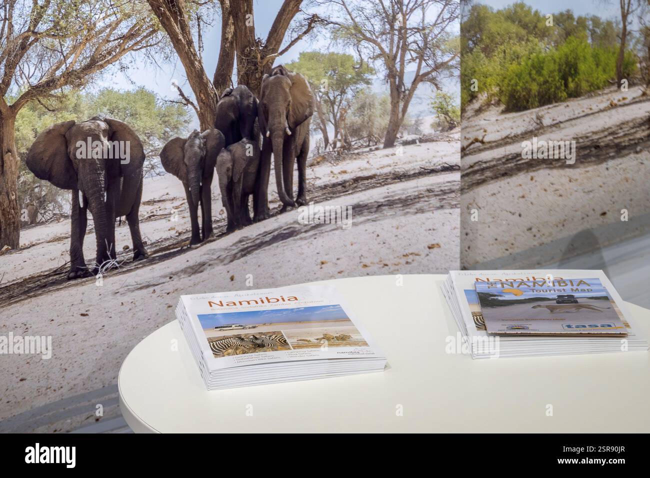 Travel Catalogues Namibia Stock Photo
