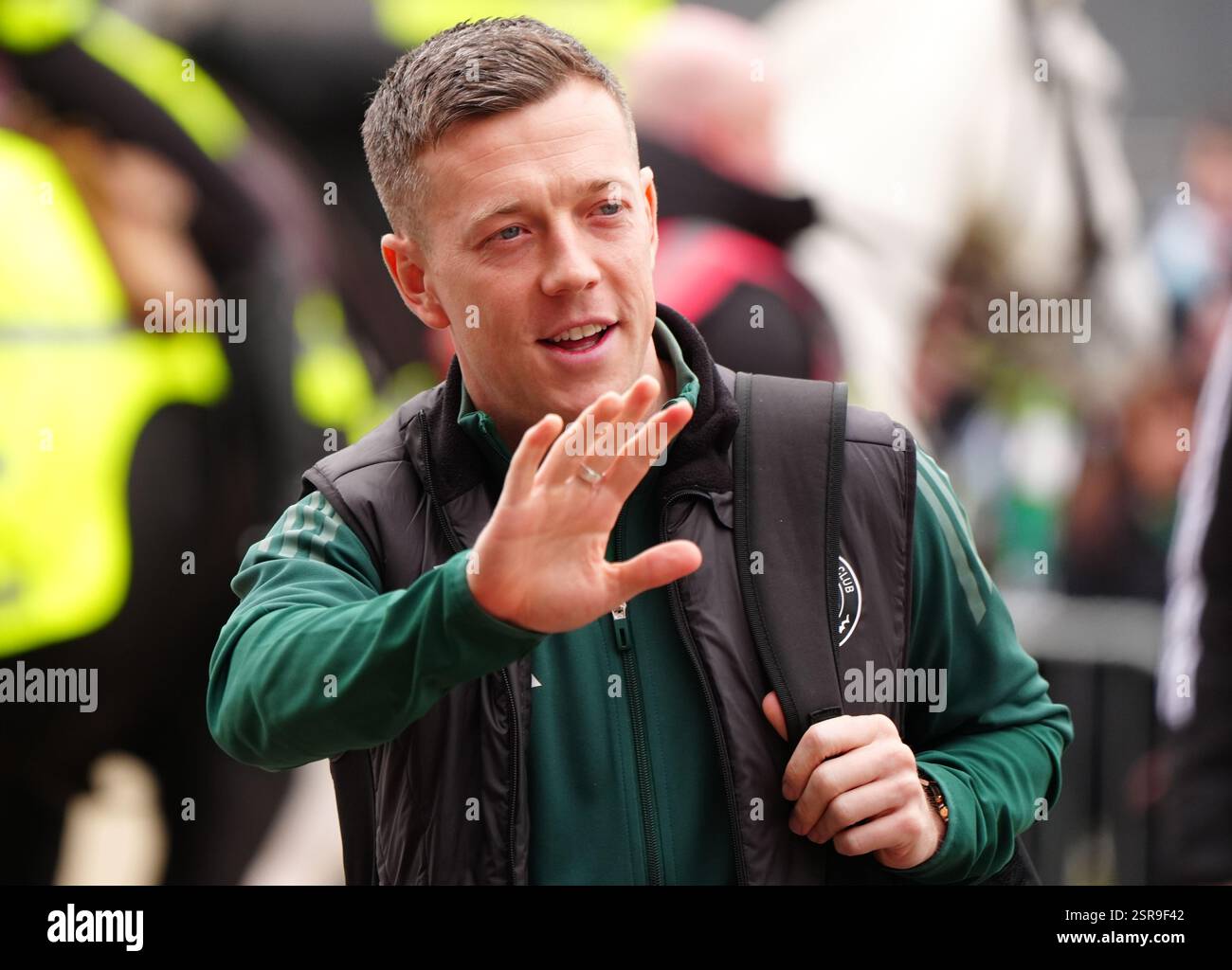 Celtic's Callum McGregor ahead of the William Hill Premiership match at ...