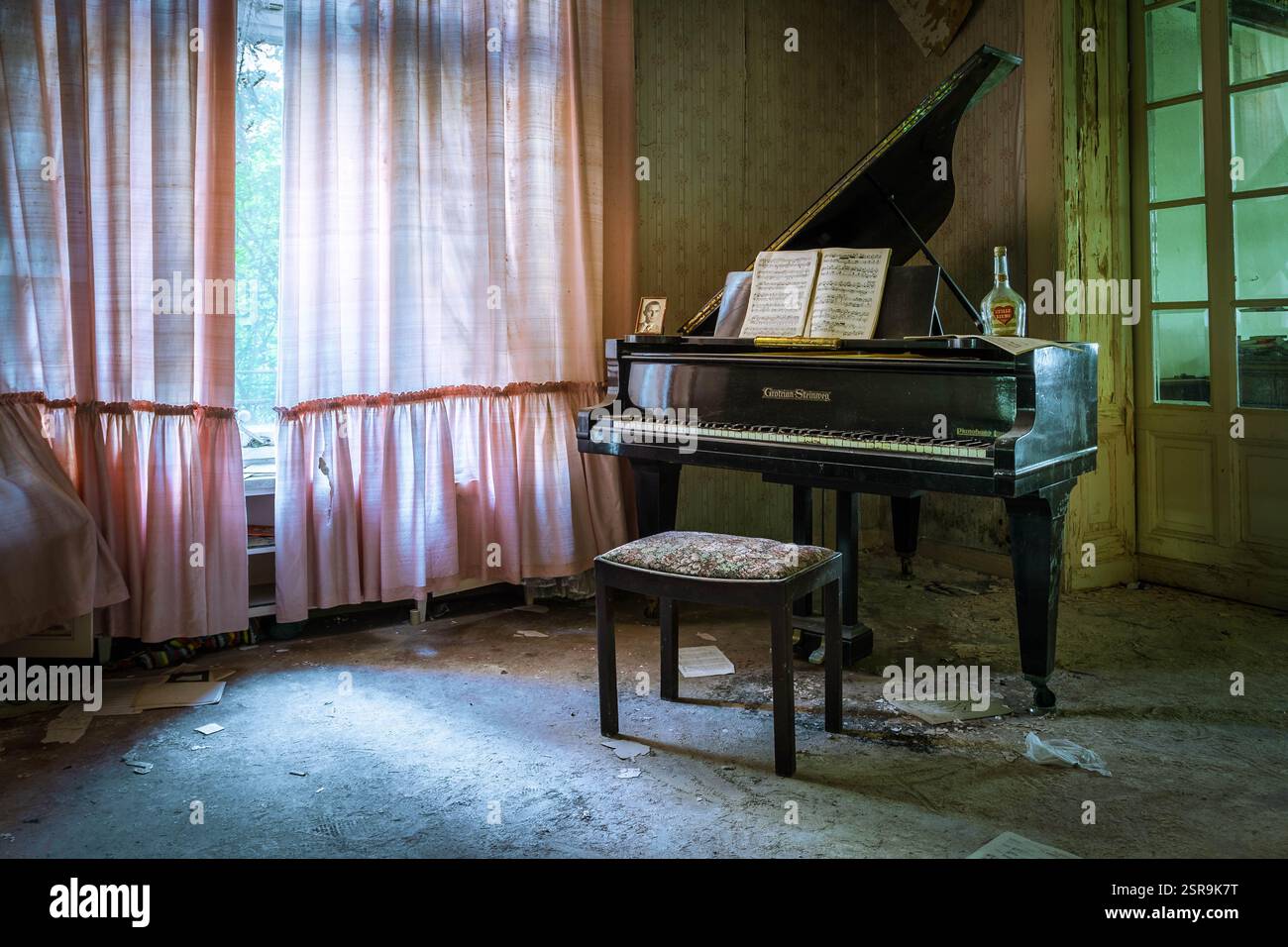 A beautiful, abandoned house in Germany Stock Photo