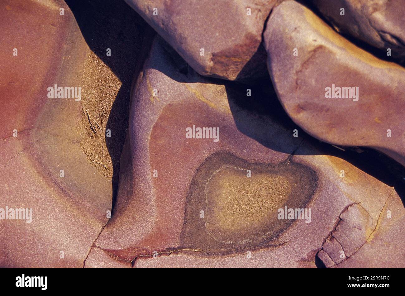 India Coloured Rocks Colorful Rock Design, Bandrabhan, Madhya Pradesh, India, Asia Stock ...