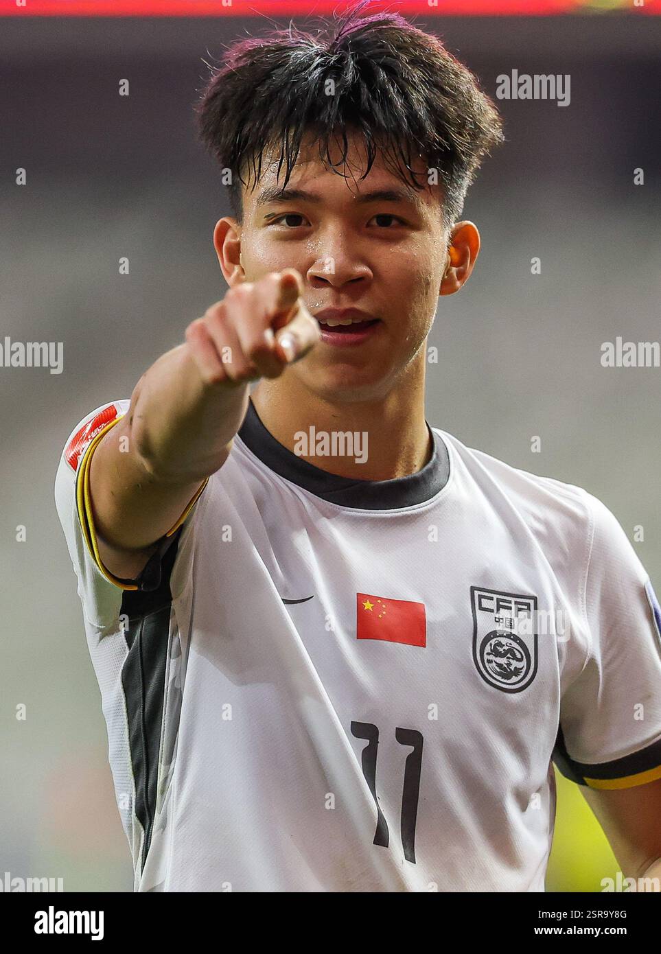 Shenzhen, China's Guangdong Province. 15th Feb, 2025. Wang Yudong of