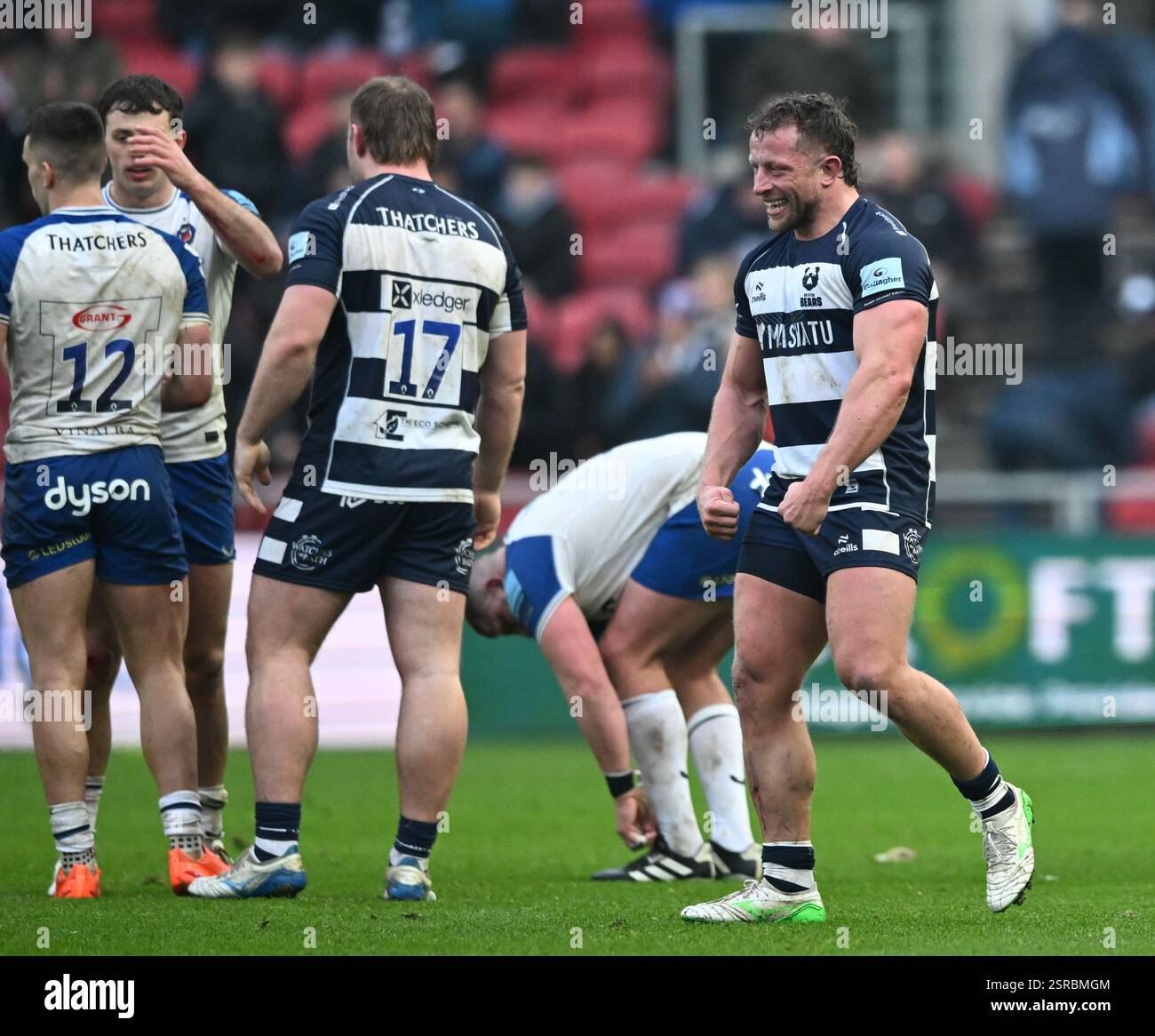 Ashton Gate Bristol UK 15th Feb 2025 Gallagher Premiership Rugby ashton-gate-bristol-uk-15th-feb-2025-gallagher-premiership-rugby