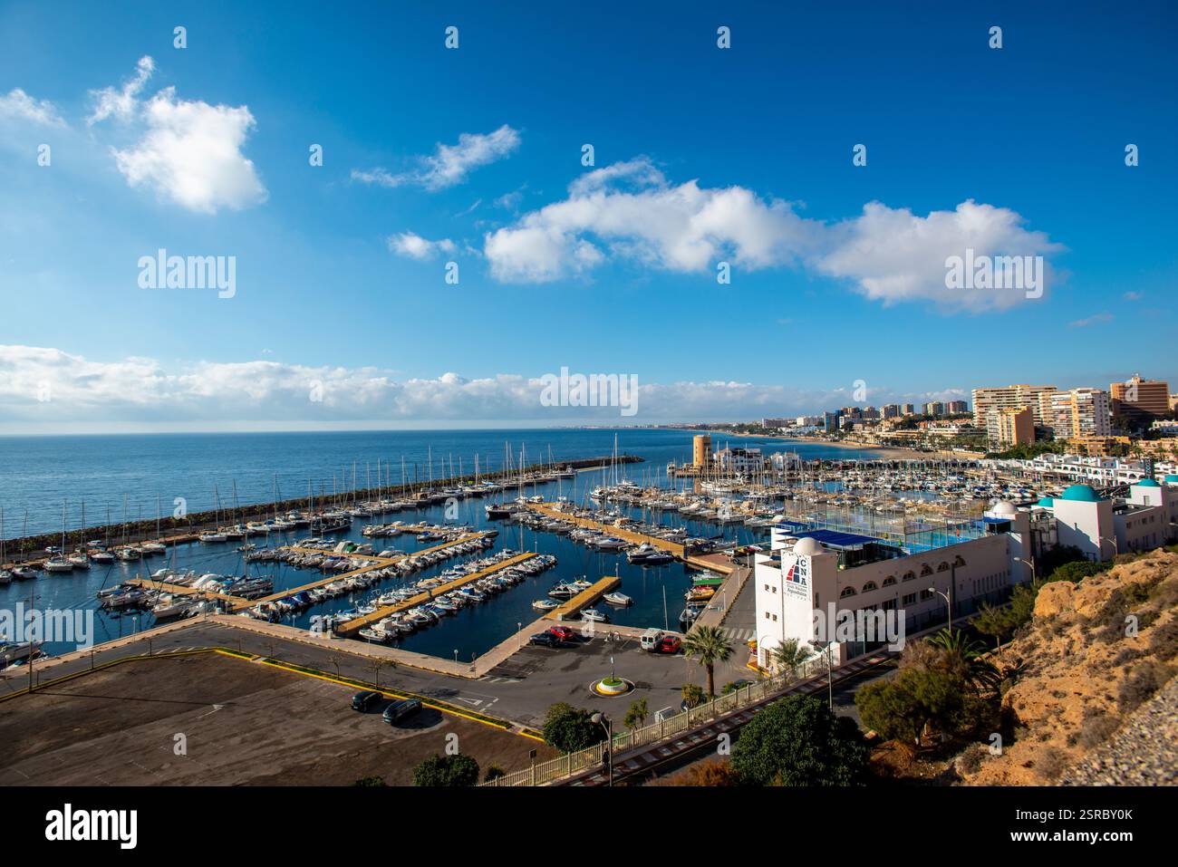 Aguadulce port in Almería Stock Photo - Alamy