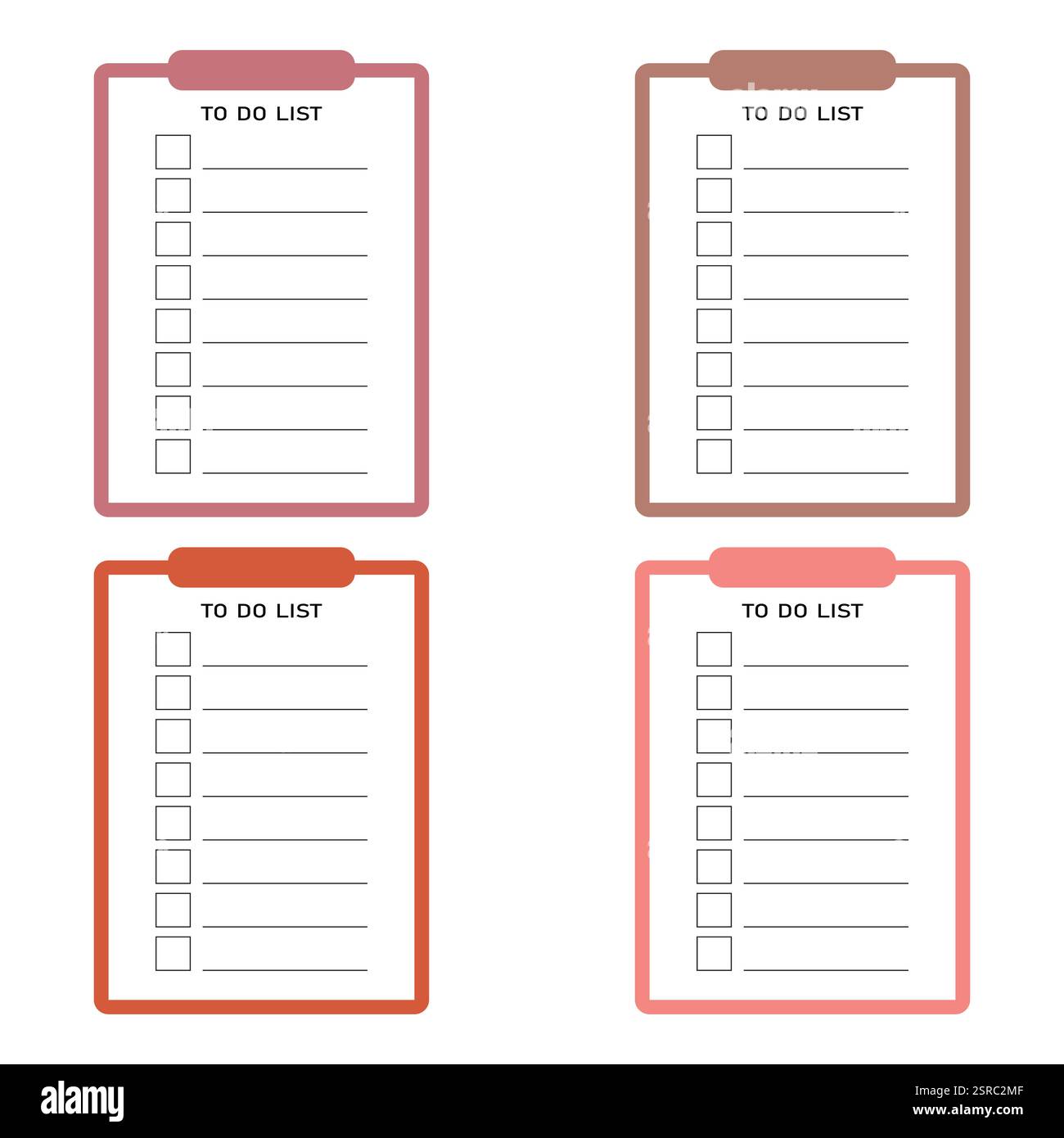 Daily chores checklist planner Stock Vector Images - Alamy