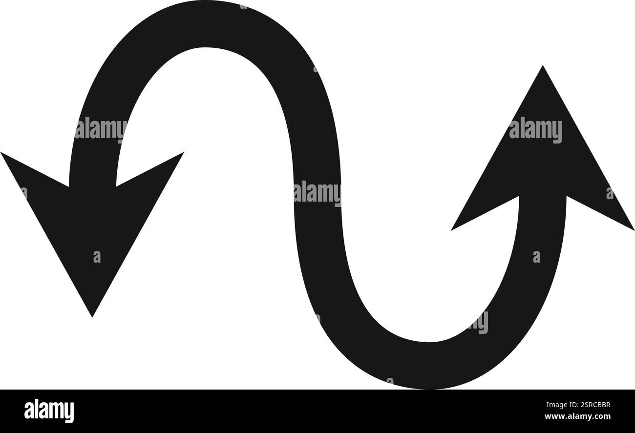 Simple return process icon hi-res stock photography and images - Alamy