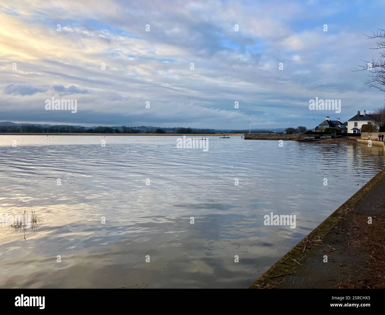 The River Exe from the Goats Walk, Topsham, Devon - Smartphone Captured Stock Image