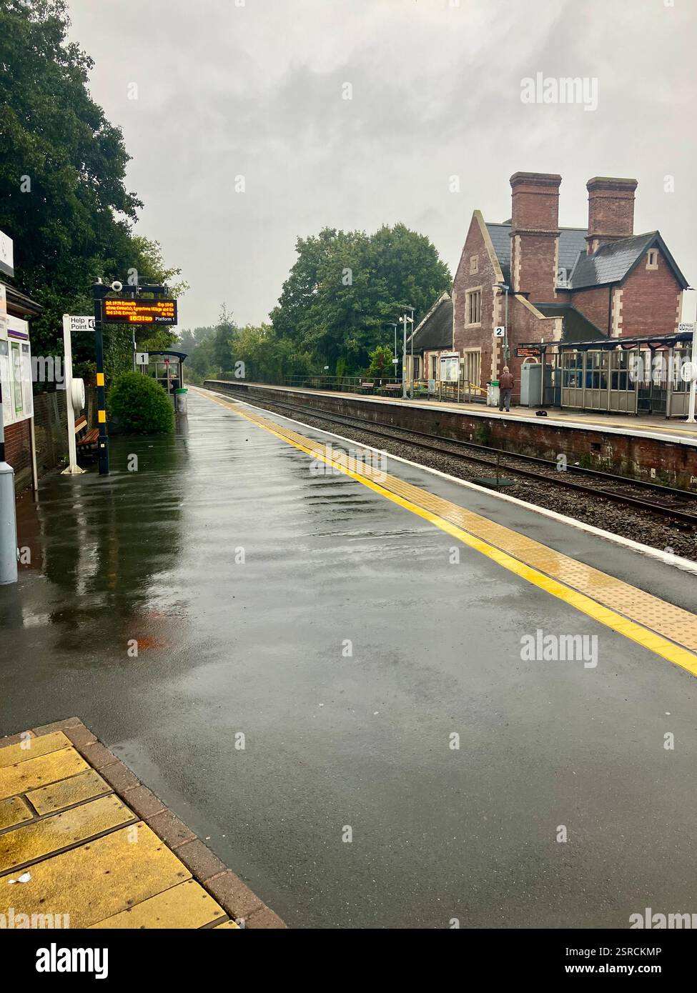 Topsham Railway Station - Smartphone Captured Stock Image