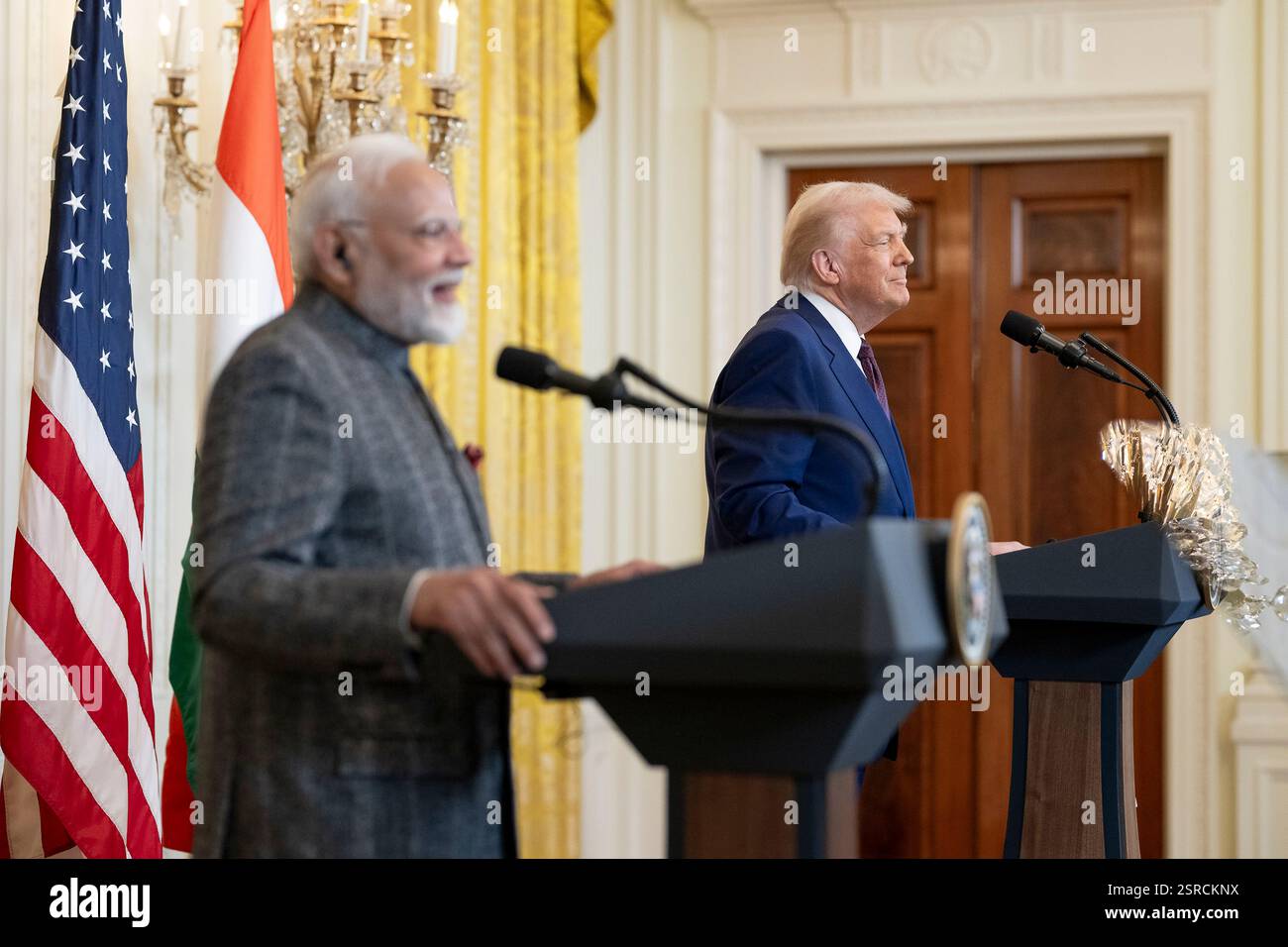 Modi Listen Washington, United States. 13 February, 2025. U.S President Donald ...