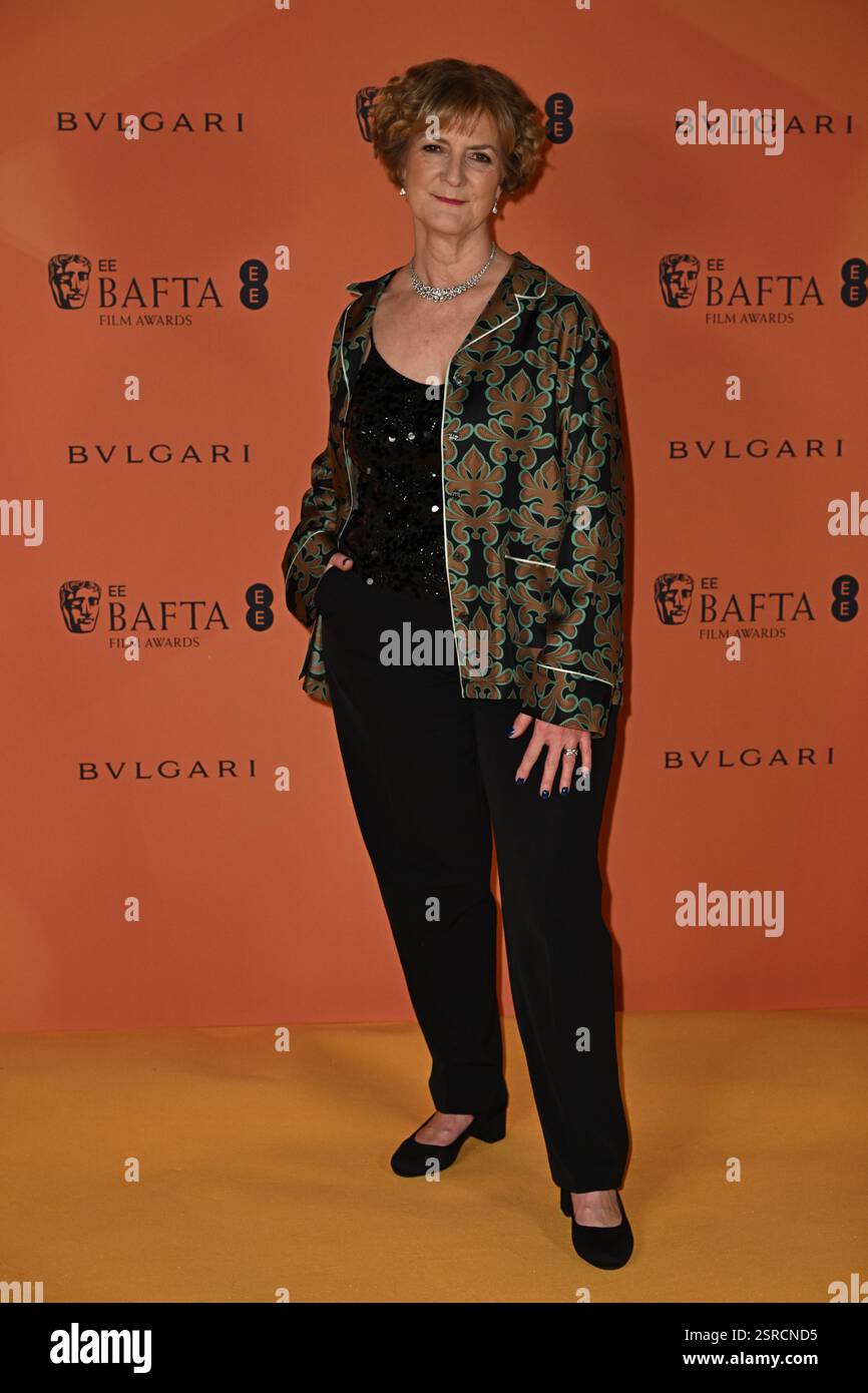 Chair of Bafta Sara Putt arriving for the EE Bafta Film Awards nominees