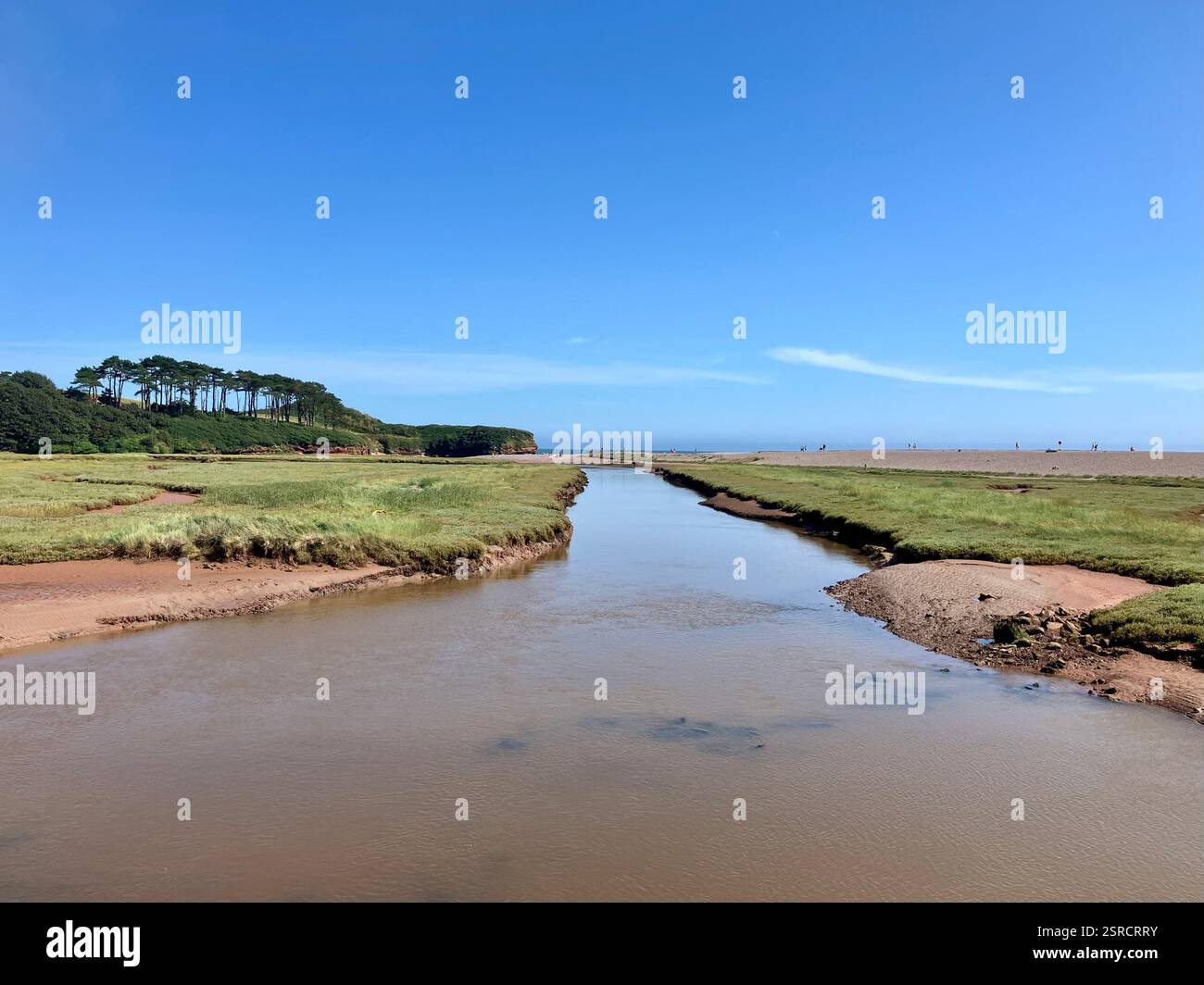 The River Otter, Nature Reserve, Budleigh Salterton, Devon - Smartphone Captured Stock Image