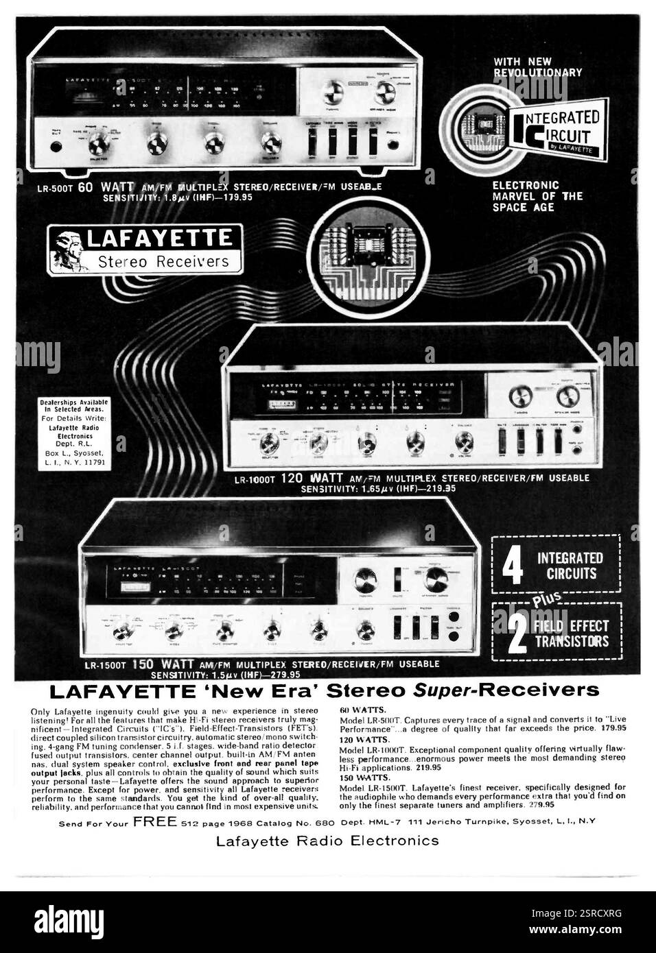 1967 US Lafayette stereo receivers ad Stock Photo Alamy