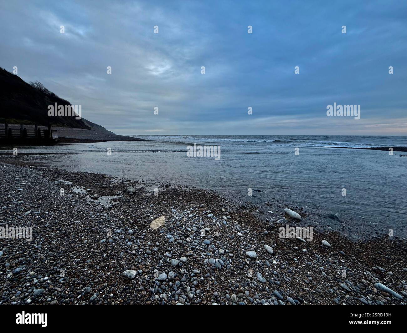 Axmouth, Seaton, Devon - Looking East - Smartphone Captured Stock Image
