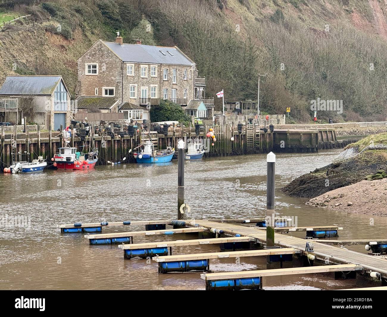 Axmouth Harbour, Seaton, Devon - Smartphone Captured Stock Image