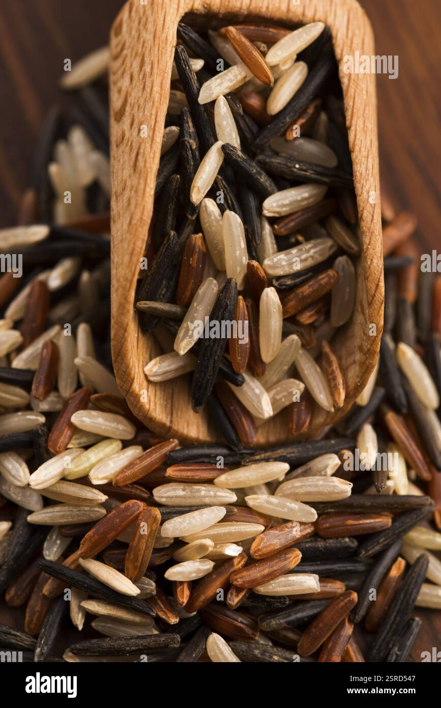 Mixed rice in spoon hi-res stock photography and images - Alamy