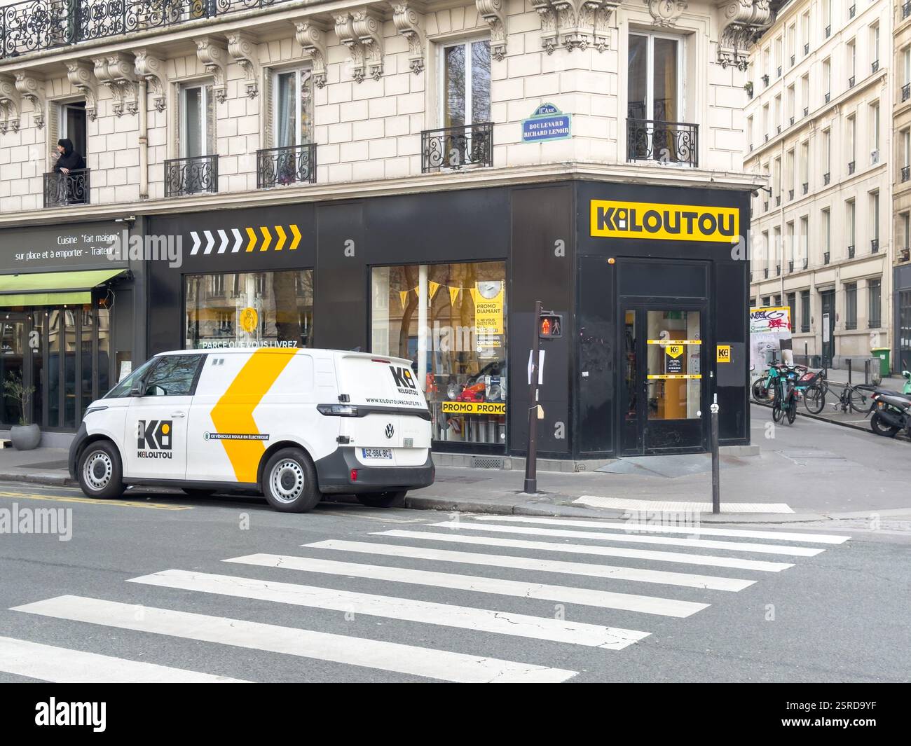 Urban rental service brightens the street with yellow and black accents ...