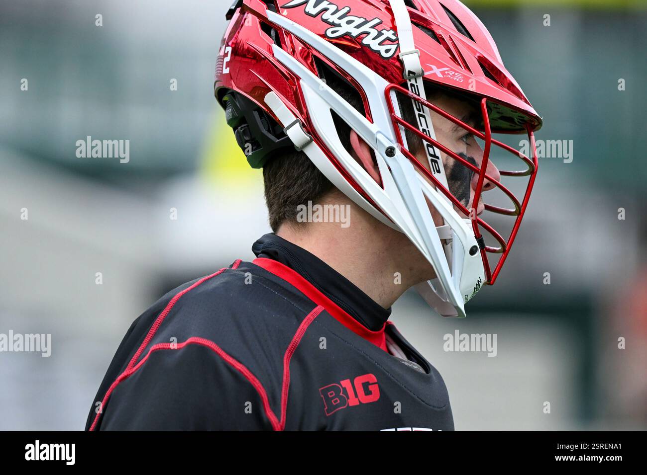 West Point, Ny, USA. 15th Feb, 2025. COLIN KELLY 2 GR. ATTACK OF THE RUTGERS SCARLET KNIGHTS during Rutgers Scarlet Knights and Army Black Knights Lacrosse game at Michie Stadium West Point. (Credit Image: © James Patrick Cooper/ZUMA Press Wire) EDITORIAL USAGE ONLY! Not for Commercial USAGE! Stock Photo