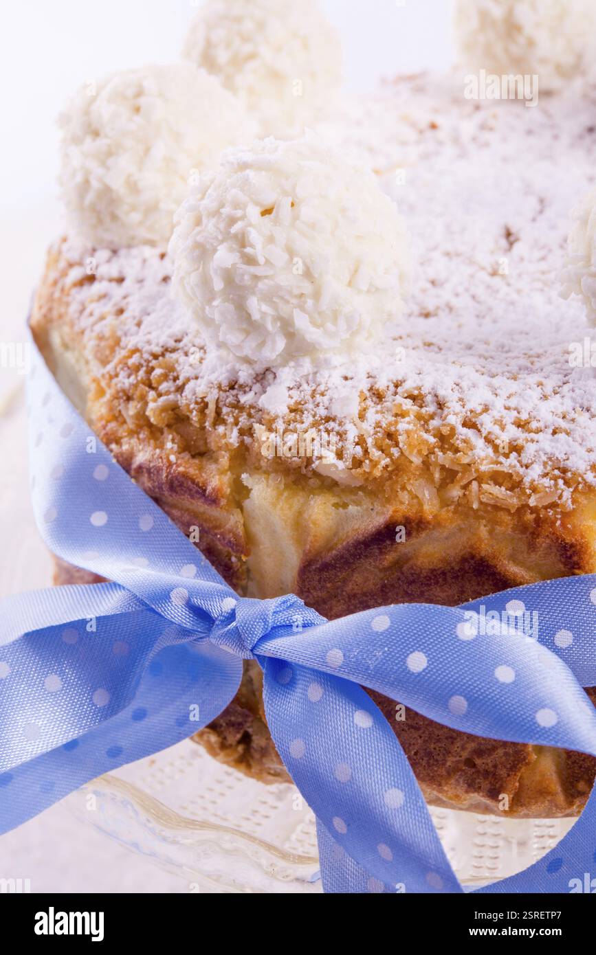 Kokos quark cake Stock Photo - Alamy
