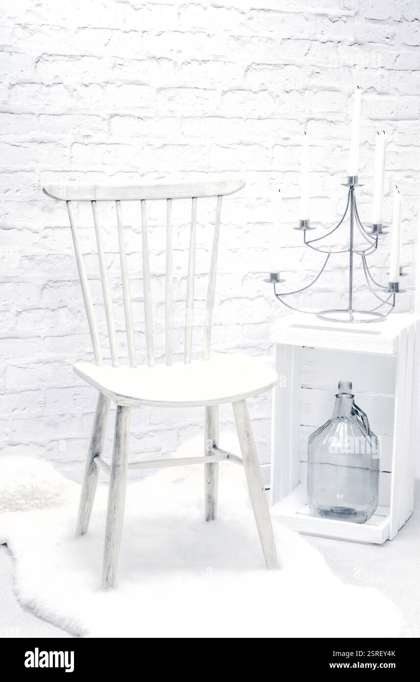 Chair high key Stock Photo