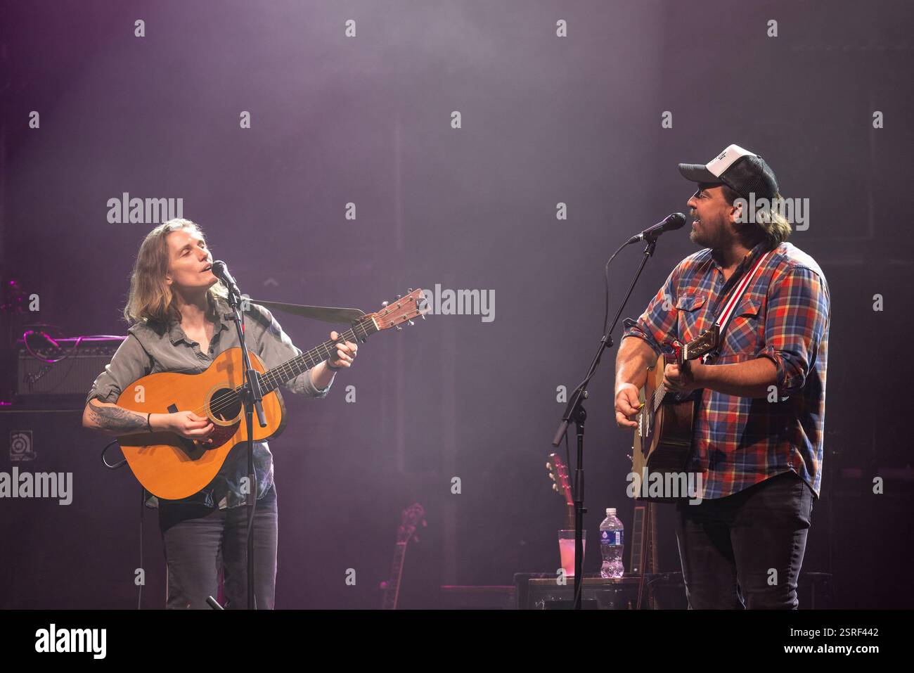 Madison, USA. 14th Feb, 2025. Sarah Vos and Adam Greuel of Rucksack ...